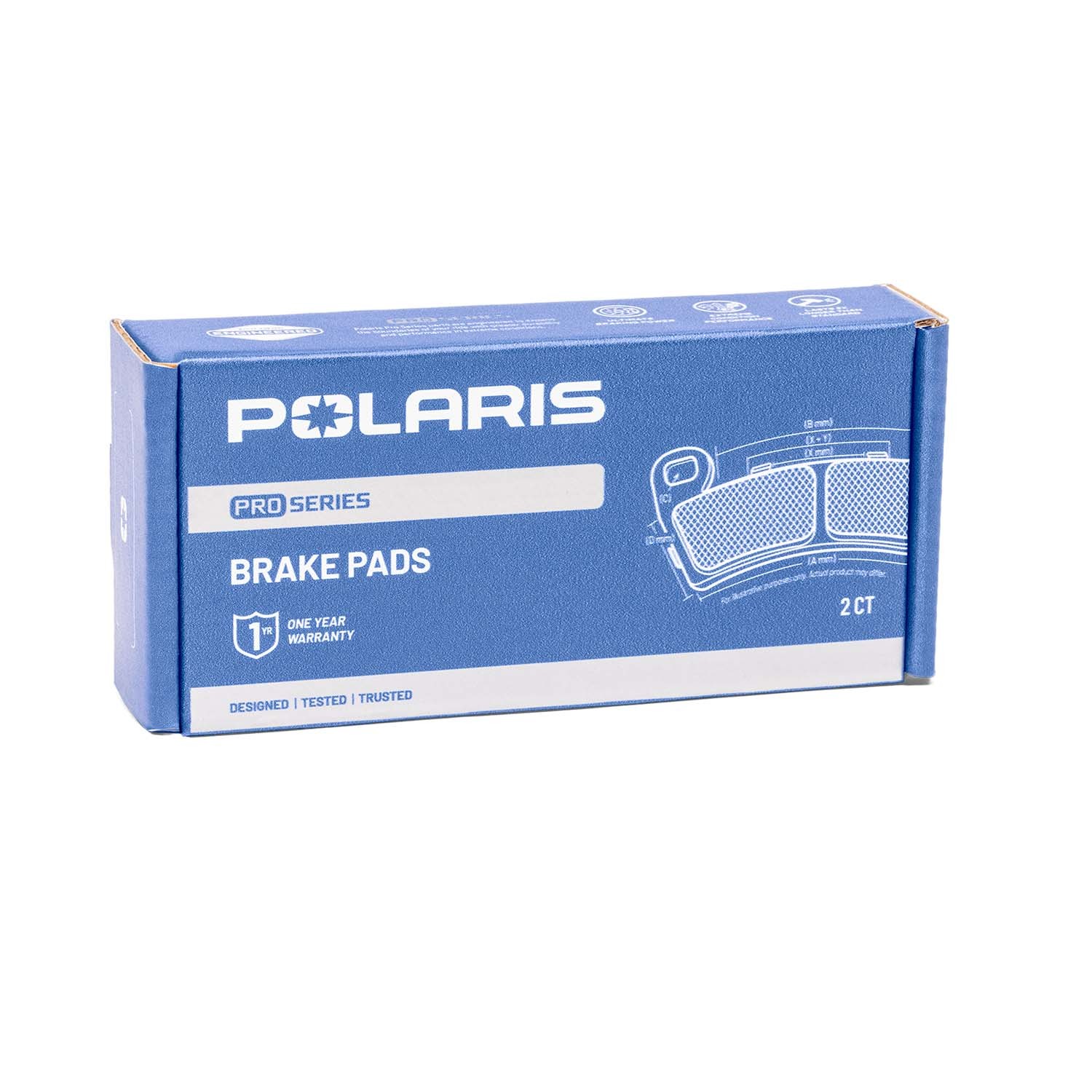 Polaris Pro Series Brake Pads (2 Qty) - One Wheel Service Kit, Part 2208936 Polaris Pro Series Brake Pads (2 Qty) - One Wheel Service Kit, Part 2208936
