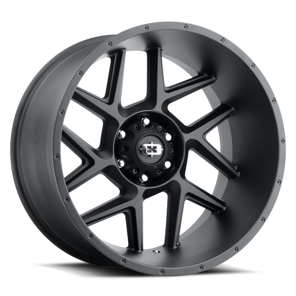 Vision Off-Road Wheels 360 20x9 +0 Satin Black 6x139.7 6x5.5 (QTY 1) 360-2983SB0