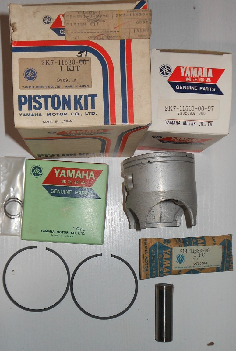 Yamaha NOS PISTON ASSEMBLY 2K7-11630-51-00 Yamaha NOS PISTON ASSEMBLY 2K7-11630-51-00