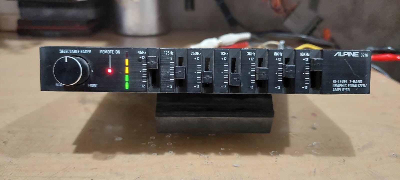 Vintage Old School ALPINE 3216 Bi-Level 7 BAND CAR GRAPHIC EQUALIZER Fully Test