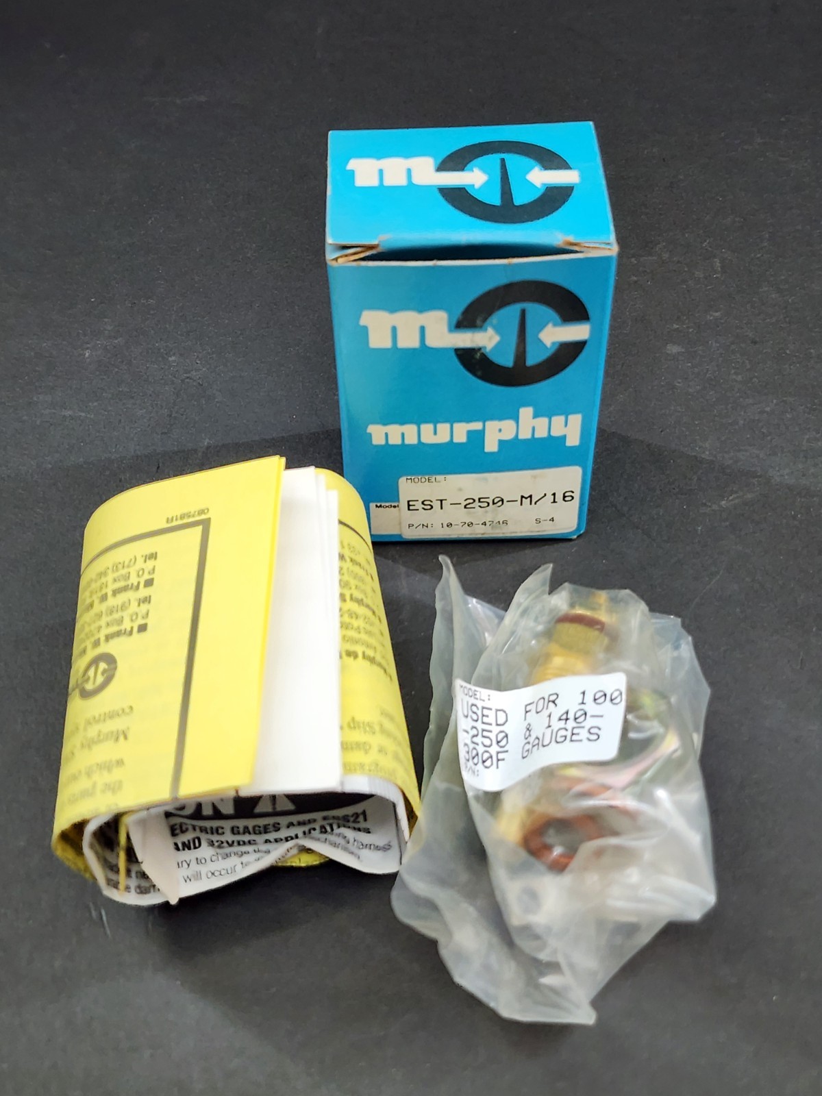 FW Murphy EST-250-M/16 Temperature Sender 10704871 New FW Murphy EST-250-M/16 Temperature Sender 10704871 New