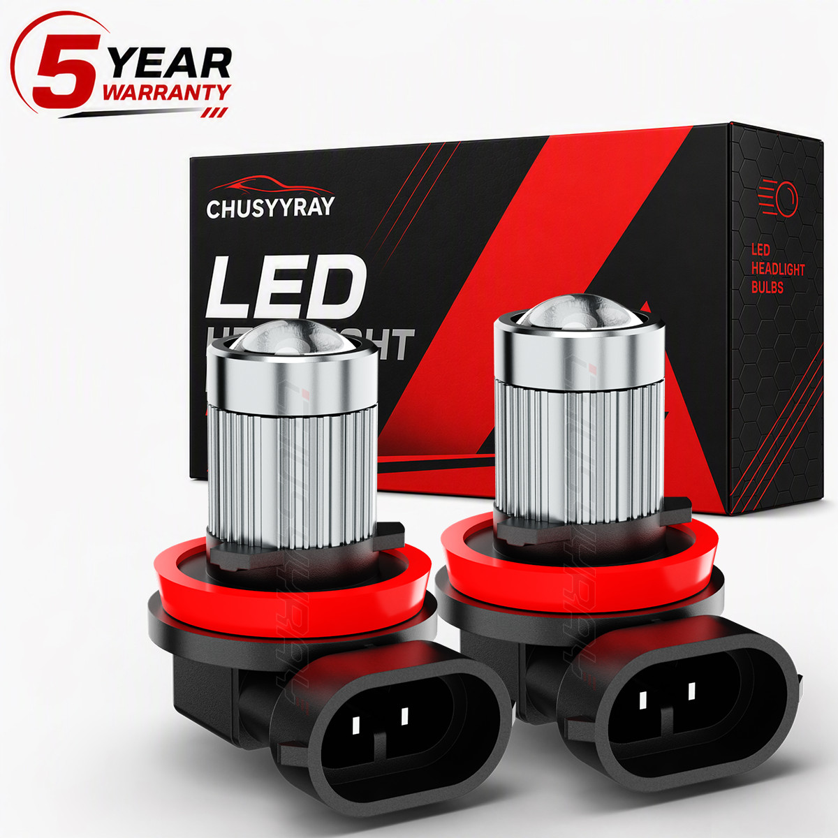 LED Fog Light Bulbs H8 H16 H11 Fog Light Bulb White 6500K High Power DRL Lamps