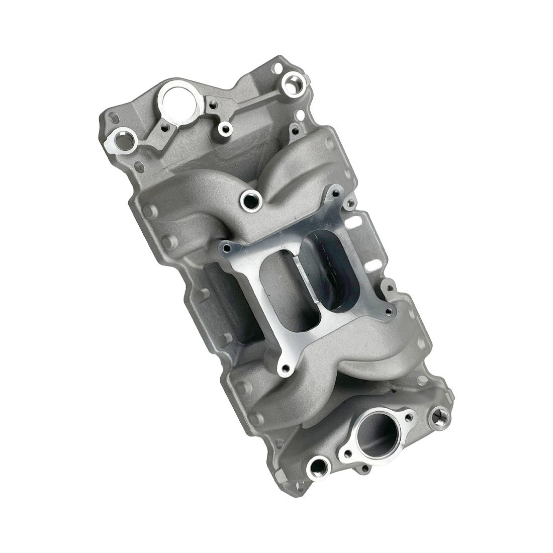 Dual Plane Aluminum Intake Manifold for Chevy Small Block 265-400 SBC V8