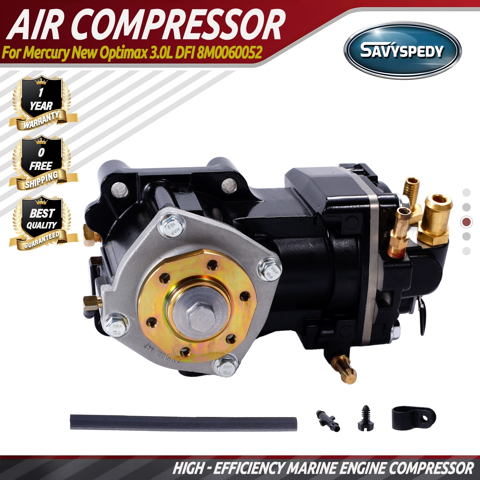 Air Compressor For Mercury New Optimax 3.0L DFI 8M0060052 / 8M0050657/828123T16