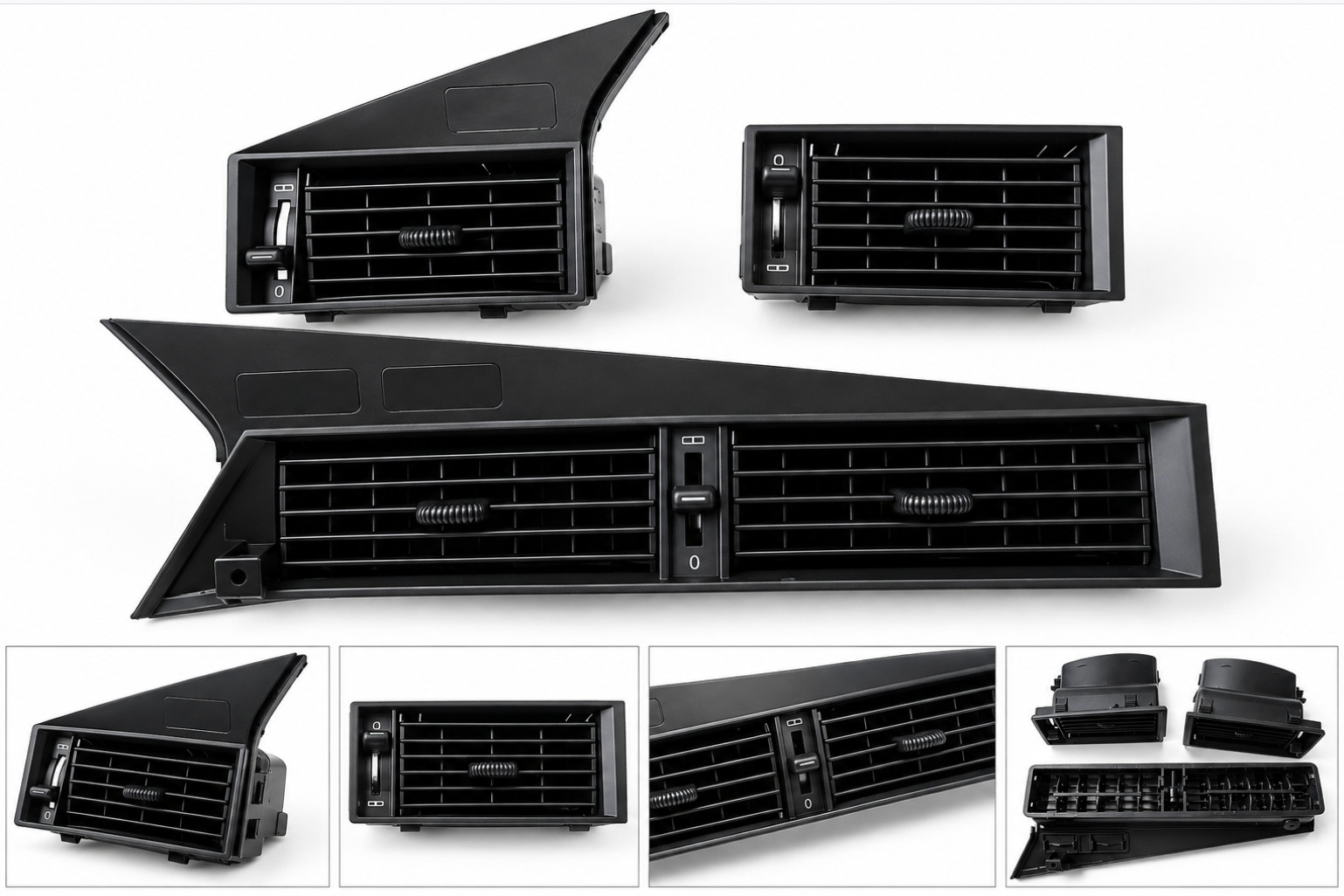 Air vent grille for Mercedes W201 190 190E 190D (1982-1993) 3 Pieces set New Air vent grille for Mercedes W201 190 190E 190D (1982-1993) 3 Pieces set New