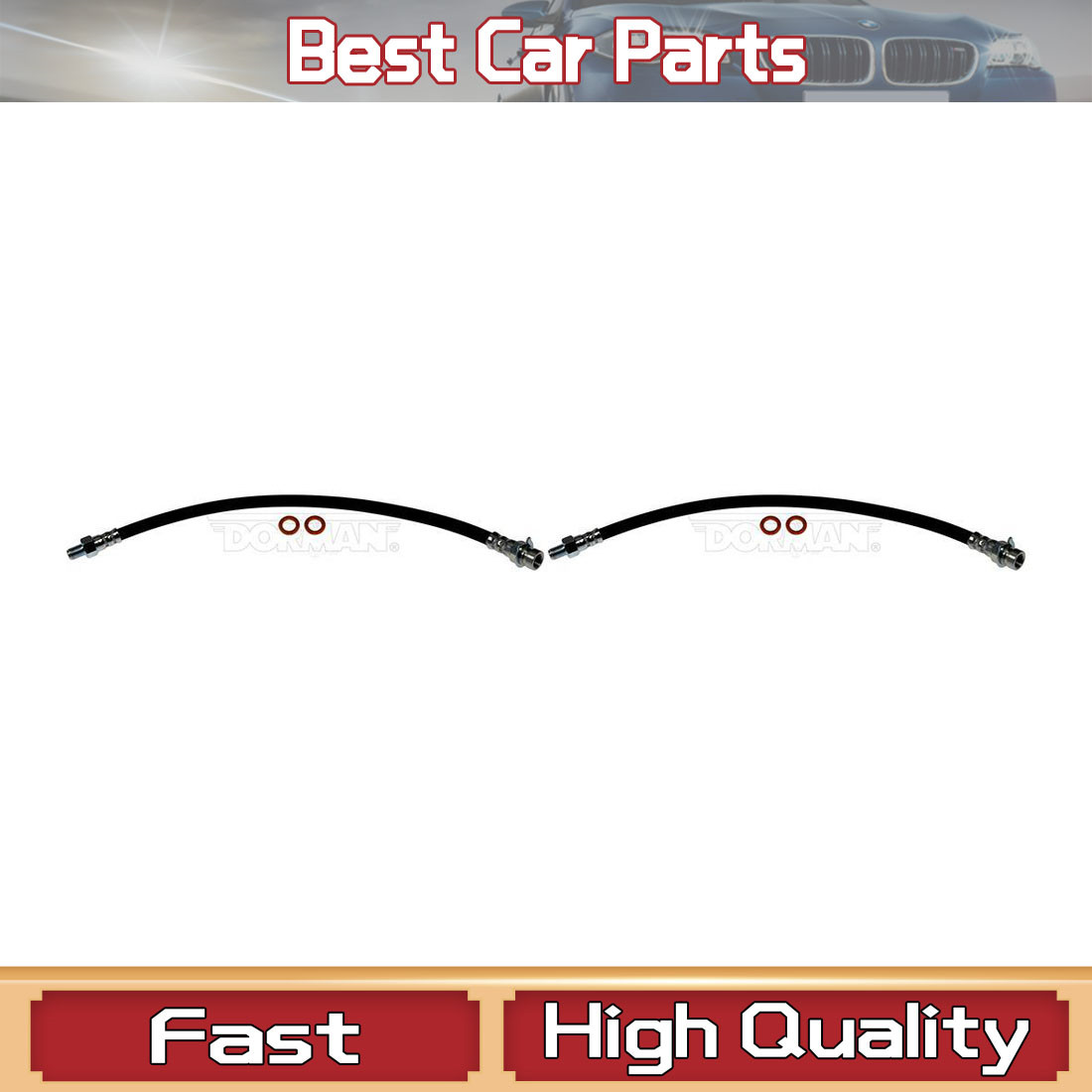 Front Dorman - First Stop Brake Hydraulic Hose fits for Checker A2 1948 1949