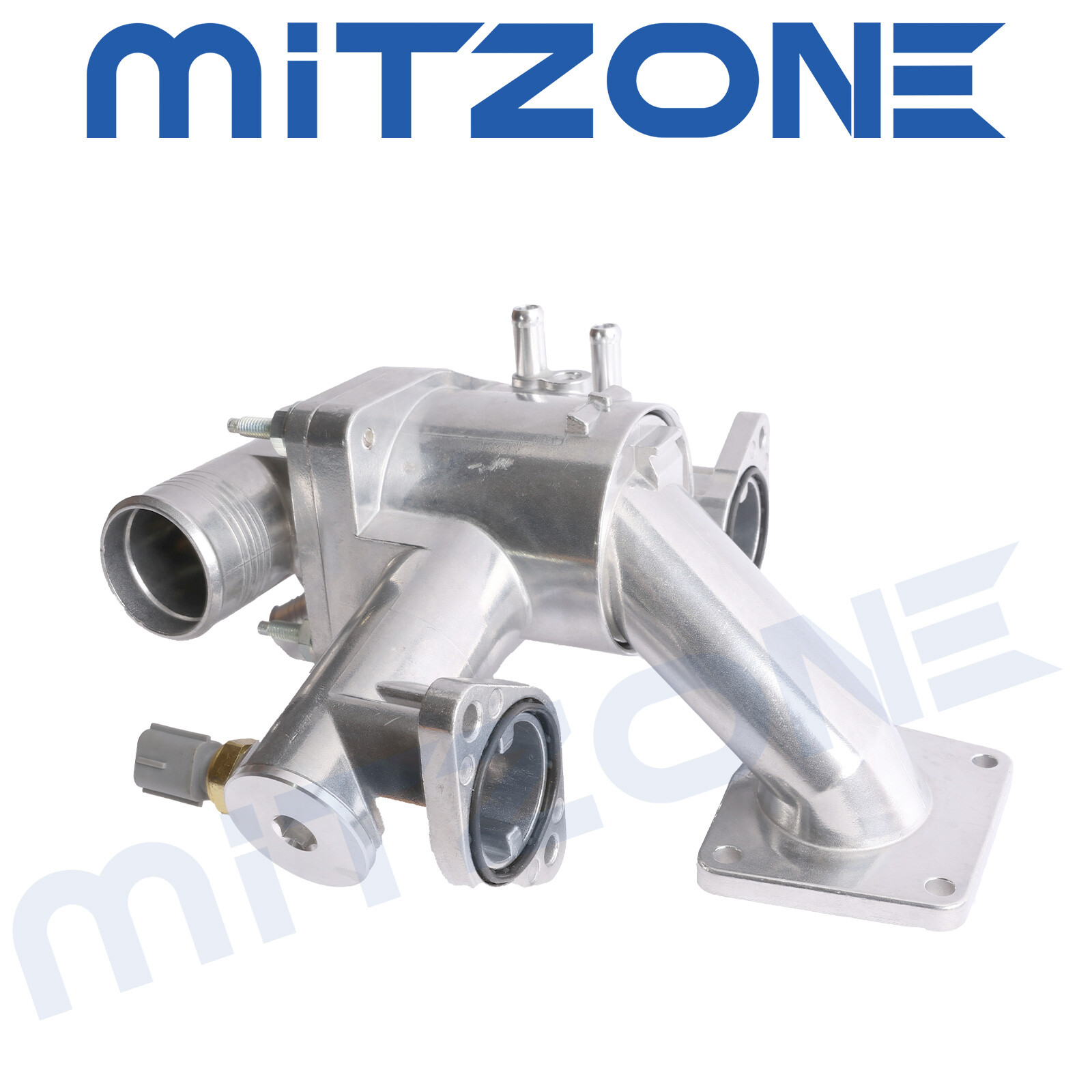 Mitzone For Jaguar S-Type XJ8 XJR 4.2L 03-05 Aluminum Thermostat Housing AJ89485 Mitzone For Jaguar S-Type XJ8 XJR 4.2L 03-05 Aluminum Thermostat Housing AJ89485