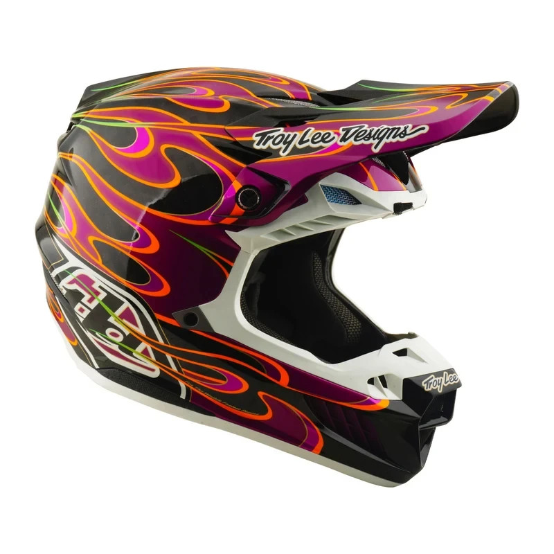 NEW Troy Lee Designs SE5 CARBON TORCHED Motocross Dirt Bike Helmet Size Medium NEW Troy Lee Designs SE5 CARBON TORCHED Motocross Dirt Bike Helmet Size Medium