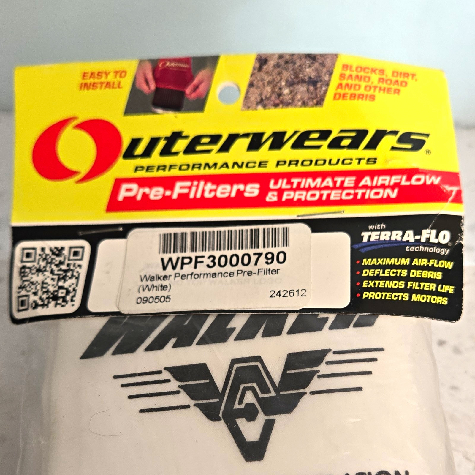Brand New Walker Performance Air Filter Pre-Filter Wrap by Outerwears Brand New Walker Performance Air Filter Pre-Filter Wrap by Outerwears