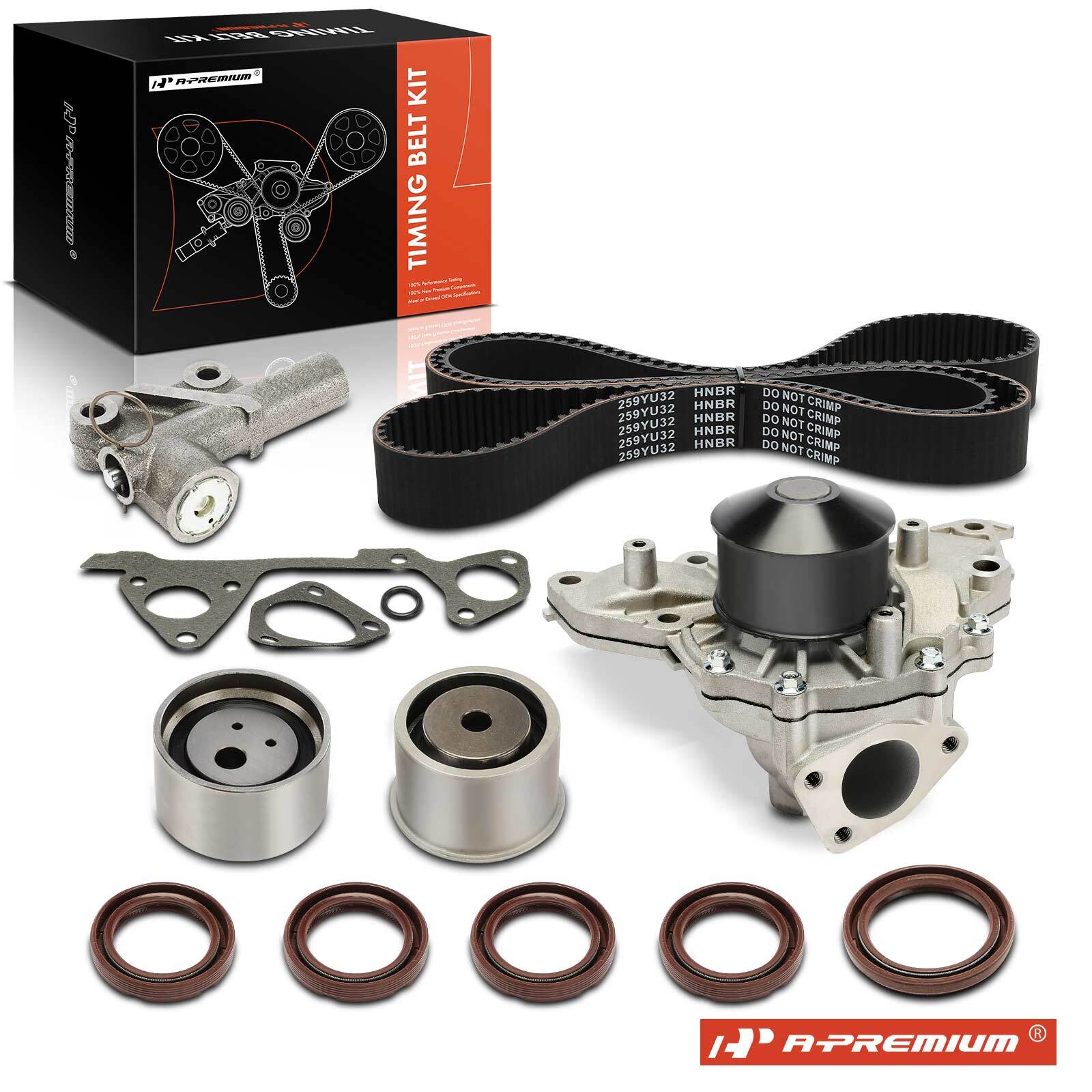 A-Premium 10x Timing Belt & Water Pump Kit for Kia Sorento 2003-2006 V6 3.5L GAS A-Premium 10x Timing Belt & Water Pump Kit for Kia Sorento 2003-2006 V6 3.5L GAS