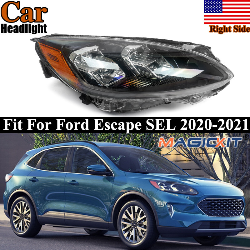 Fit For Ford Escape 20-21 SEL Right Passenger Side Full LED Headlight Headlamp Fit For Ford Escape 20-21 SEL Right Passenger Side Full LED Headlight Headlamp