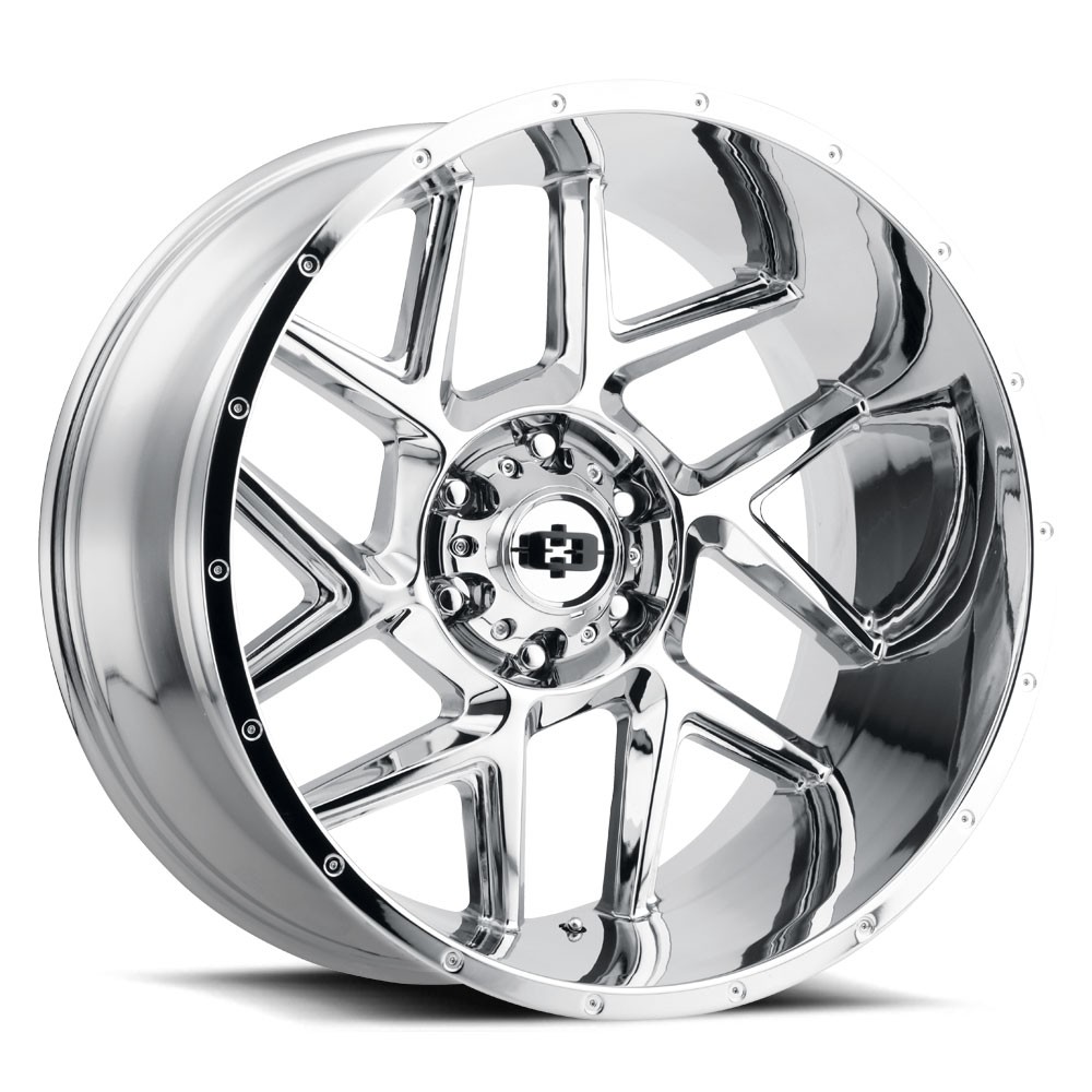Vision Off-Road Wheels 360 20x9 +12 Chrome 6x135 (QTY 1) 360-2936C12