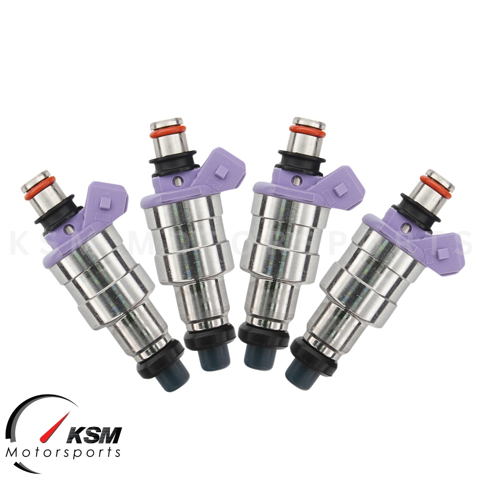 4 x 550cc 52lb LOW IMPEDANCE FUEL INJECTORS FOR 1986-1988 MAZDA RX-7 1.3L R2
