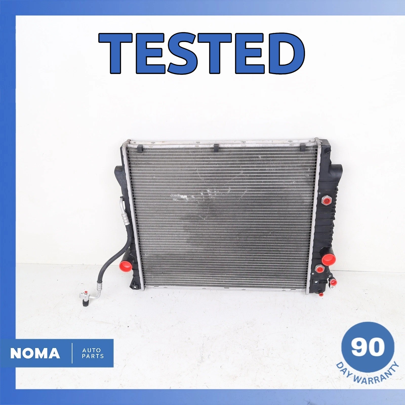 98-03 Jaguar X308 XJ8 XJR Engine Cooling Radiator Assembly w/ Condenser OEM 98-03 Jaguar X308 XJ8 XJR Engine Cooling Radiator Assembly w/ Condenser OEM