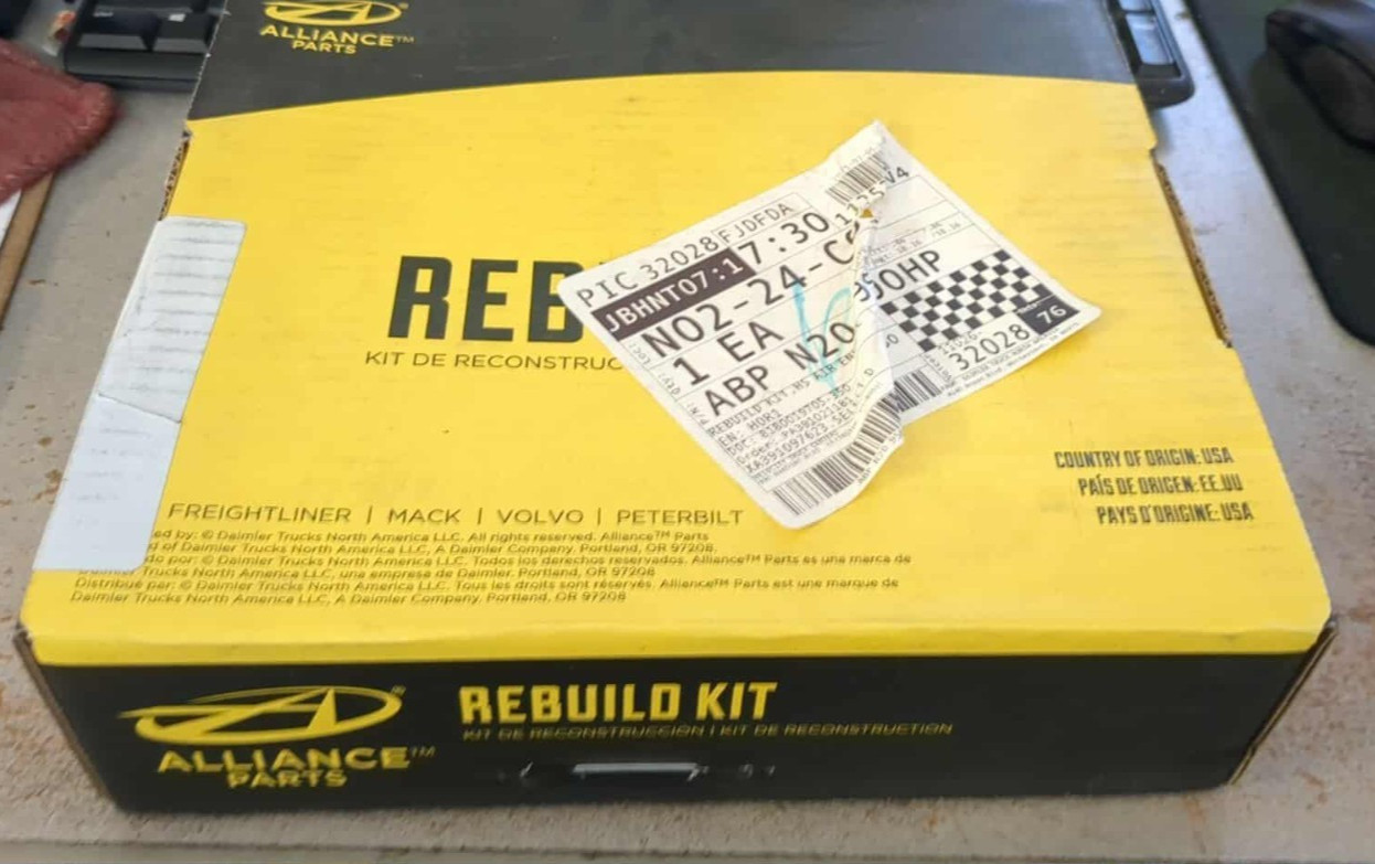 Alliance ABP-N20-9500HP Rebuild Kit, Hs Air Engaged New Old Stock Alliance ABP-N20-9500HP Rebuild Kit, Hs Air Engaged New Old Stock