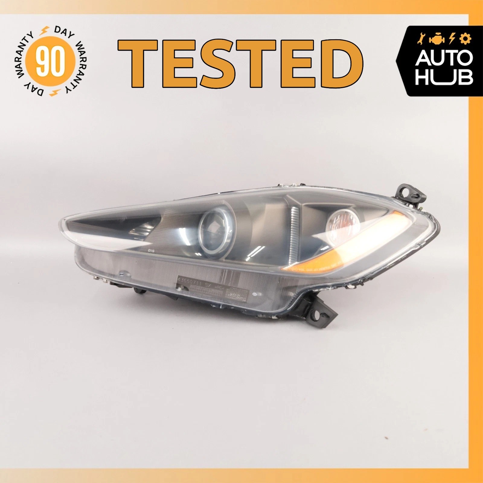 08-12 Maserati GranTurismo S M145 Left Driver Side Headlight Lamp Xenon OEM