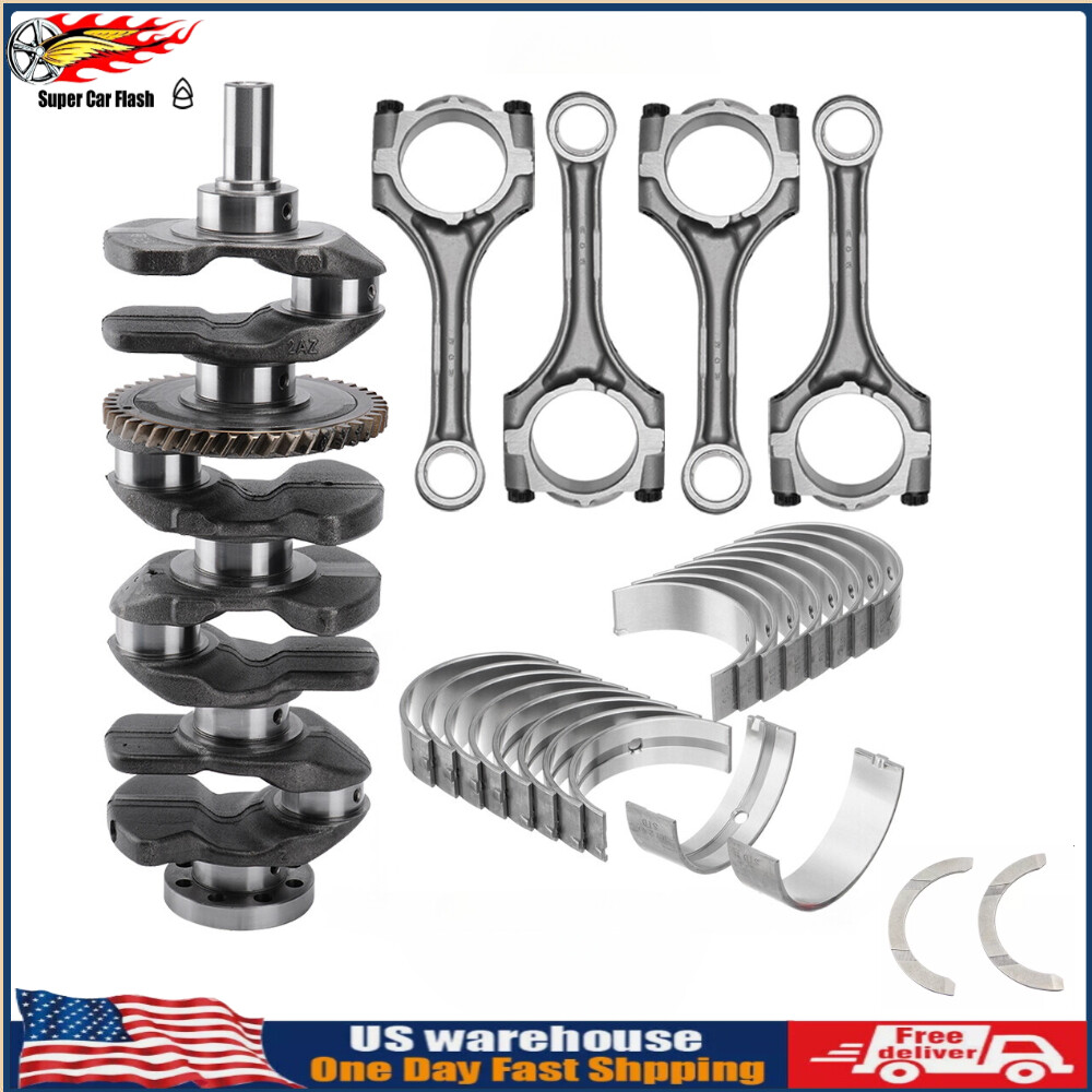 Engine Overhaul Rebuild Kit Crankshaft Rods Bearings For Toyota Scion 2AZFE 2.4L Engine Overhaul Rebuild Kit Crankshaft Rods Bearings For Toyota Scion 2AZFE 2.4L