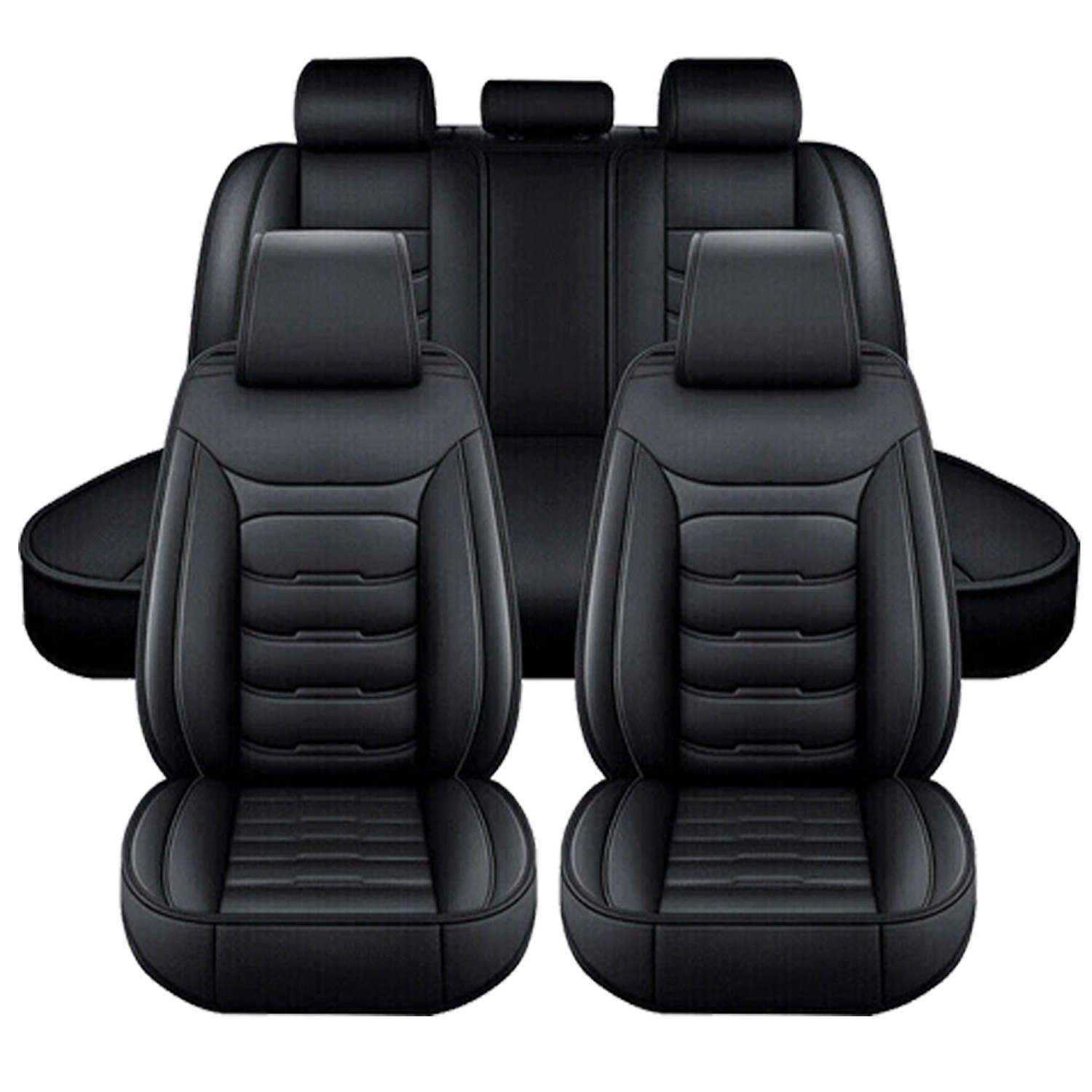 Leather Seat Covers For RAM 1500 2500 3500 4500 5500 Full Set 5-Seats Protector