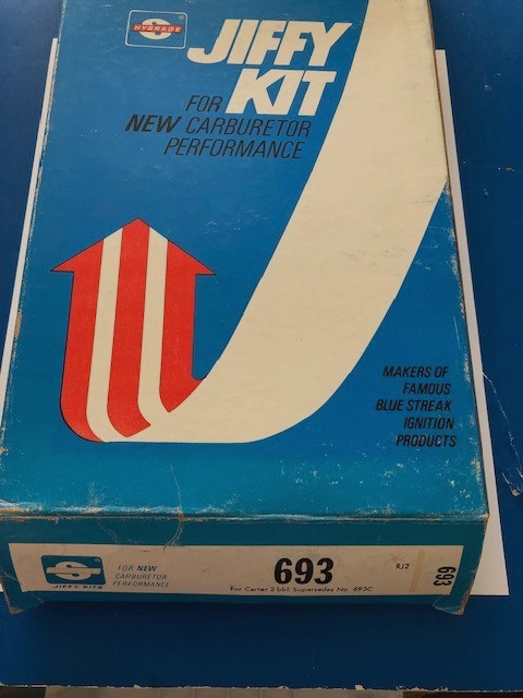 Hygrade 693 Carb Repair Kit 1958-1971 Chrysler Products Carter BBD Carb See List