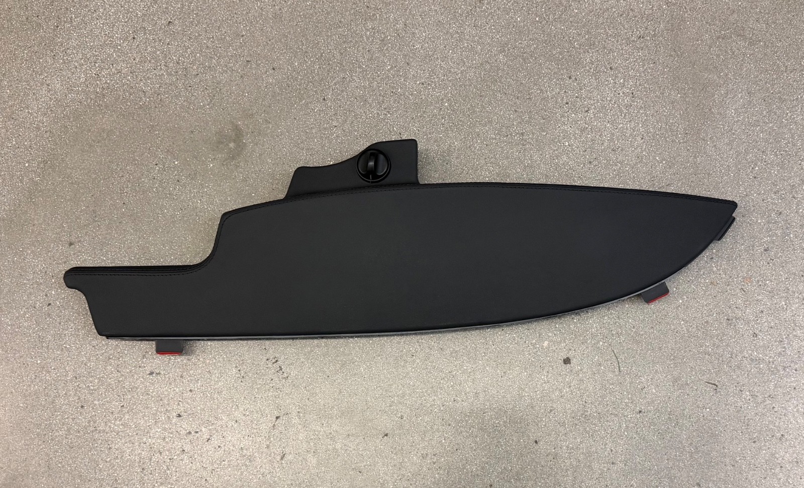 Mercedes Benz SLR Convertible top Boot Cover Side Flaps in black leather