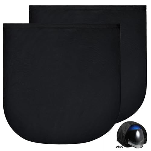 2 Pack Helmet Bags, Black Lightweight Motorcycle Helmet Storage Carrying Bags