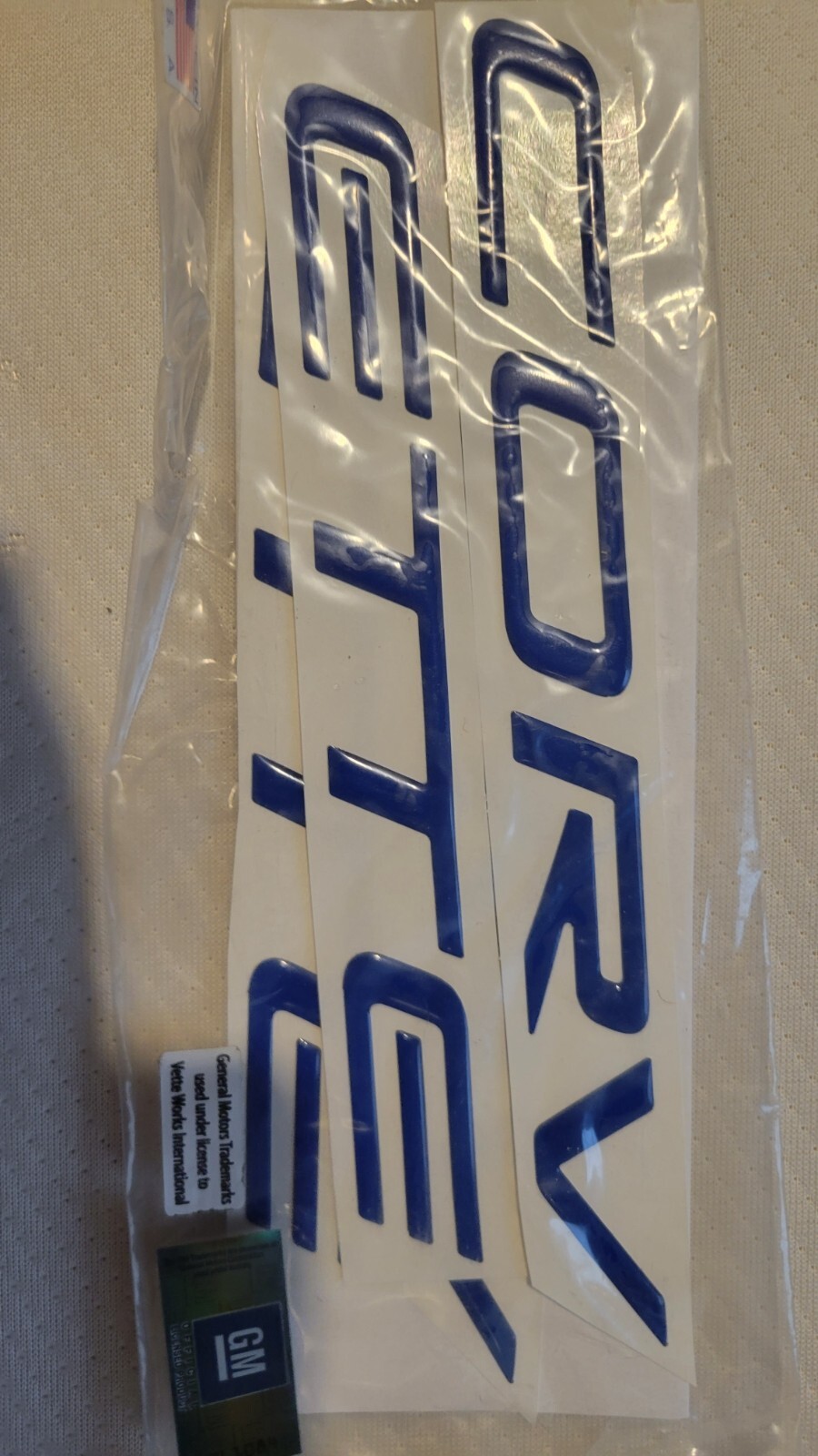 Fuel Rail Letters for 1997-2004 Chevrolet Corvette C5 Electron Lemans Blue Domed Fuel Rail Letters for 1997-2004 Chevrolet Corvette C5 Electron Lemans Blue Domed