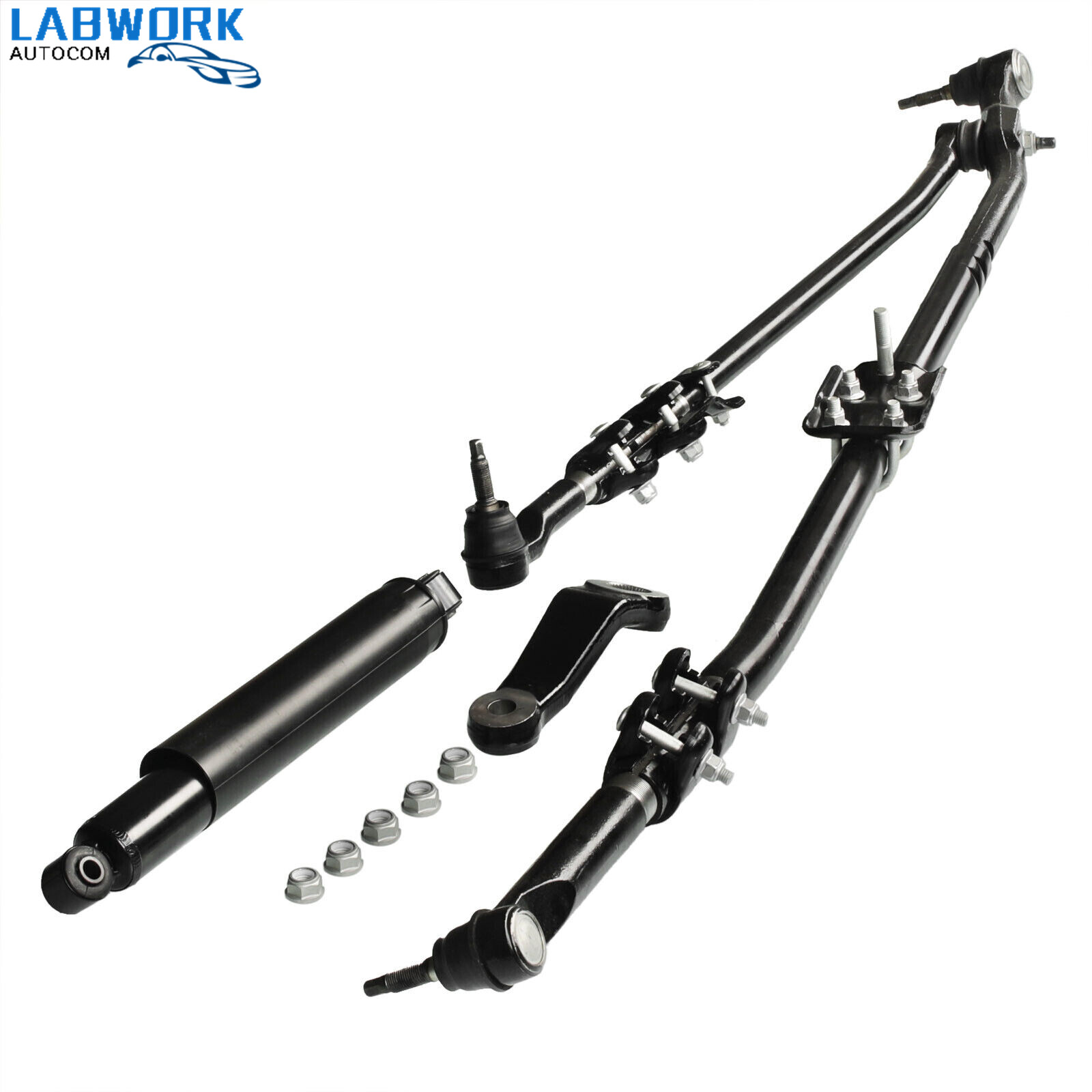 Front Tie Rod End Drag Link Steering Linkage Kit for Dodge Ram 2500 3500 2003-13