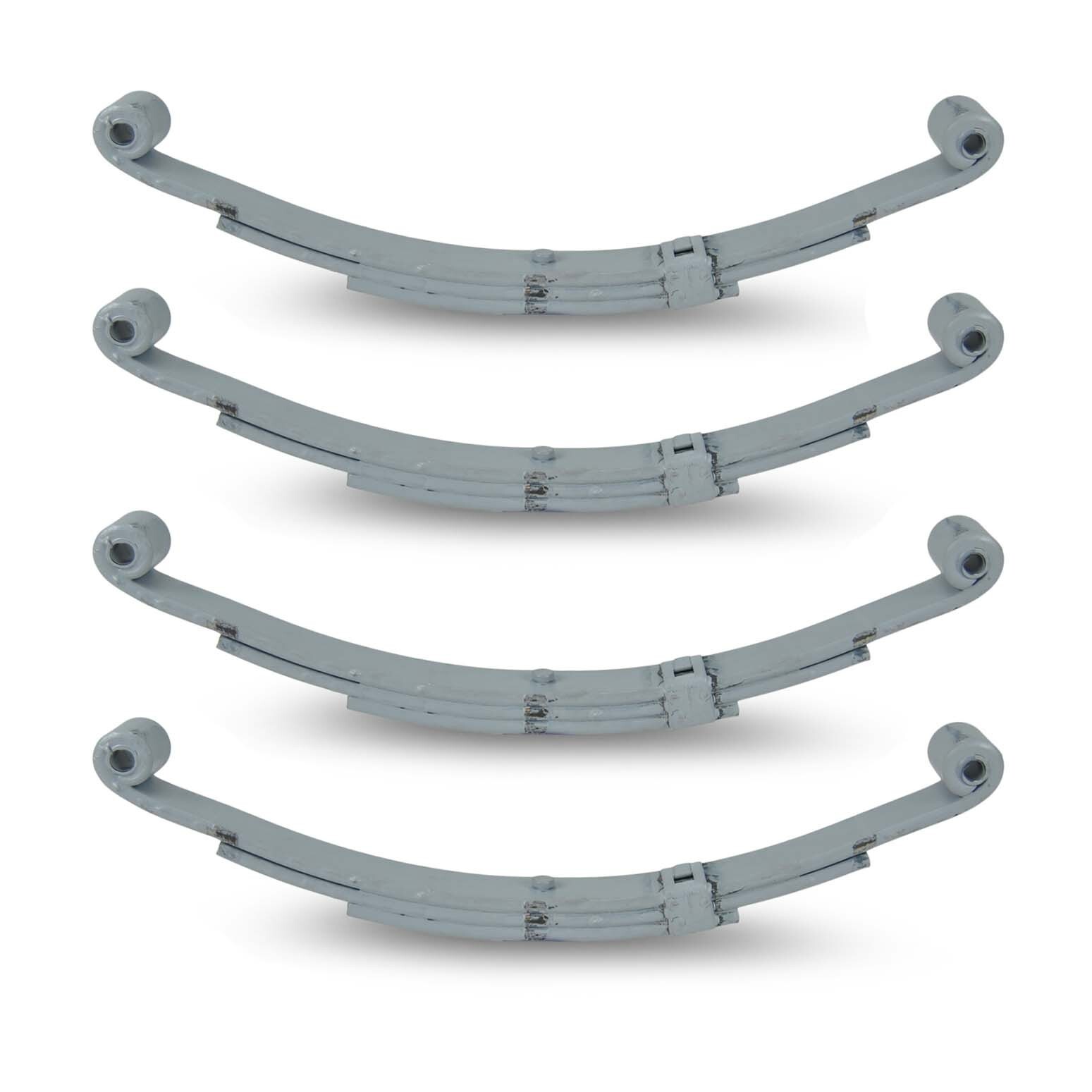 (4) 20 inch Marine Coated Double Eye 3700lb per Pair Boat Trailer Leaf Springs (4) 20 inch Marine Coated Double Eye 3700lb per Pair Boat Trailer Leaf Springs