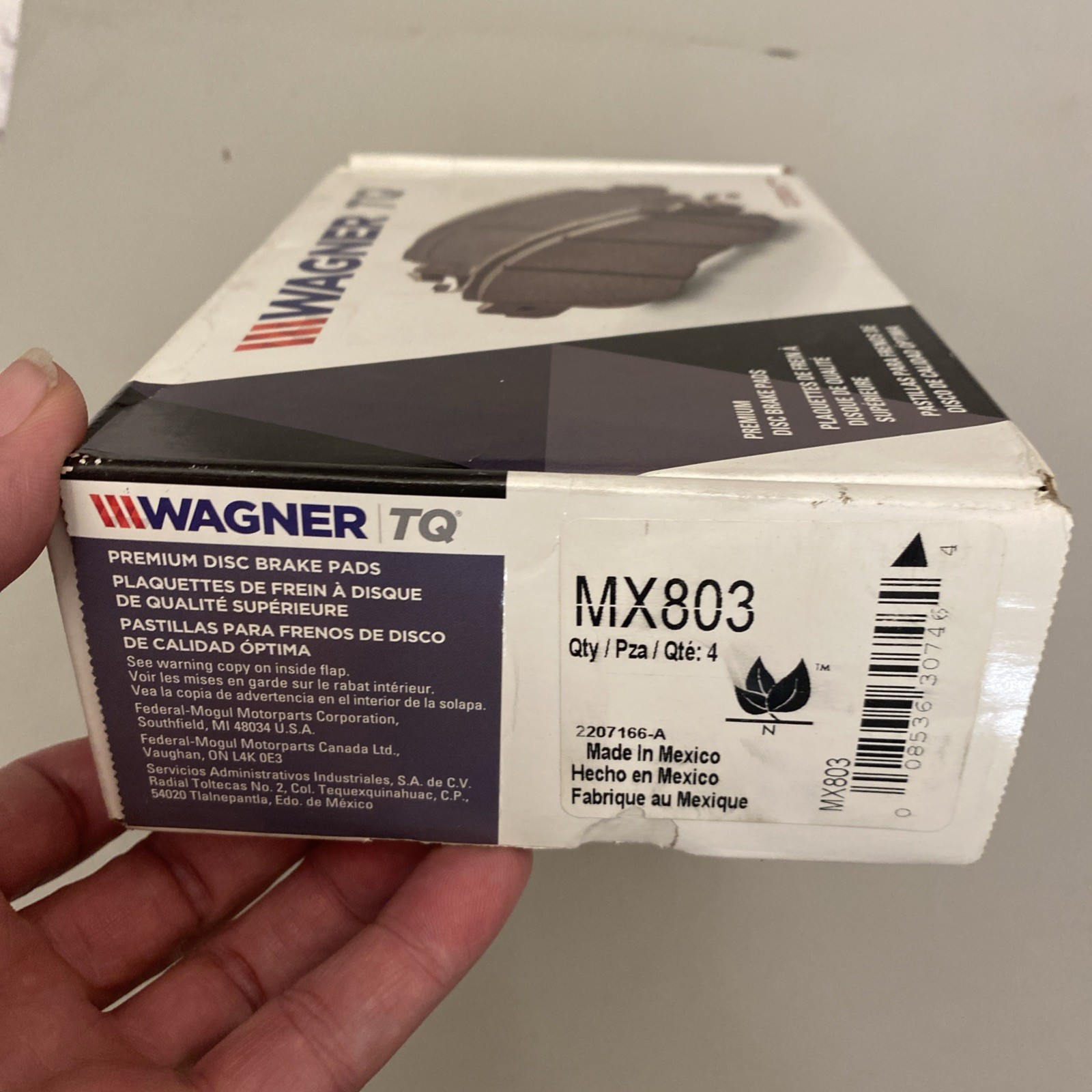 MX803 Wagner Thermo Quiet Disc Brake Pad Set Fits 99-03 Ford Windstar MX803.. MX803 Wagner Thermo Quiet Disc Brake Pad Set Fits 99-03 Ford Windstar MX803..