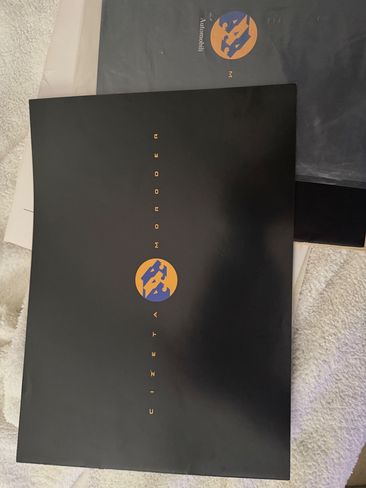Cizeta Moroder V16T Early 1990s UK Market Multilingual Sales Brochure Cizeta Moroder V16T Early 1990s UK Market Multilingual Sales Brochure