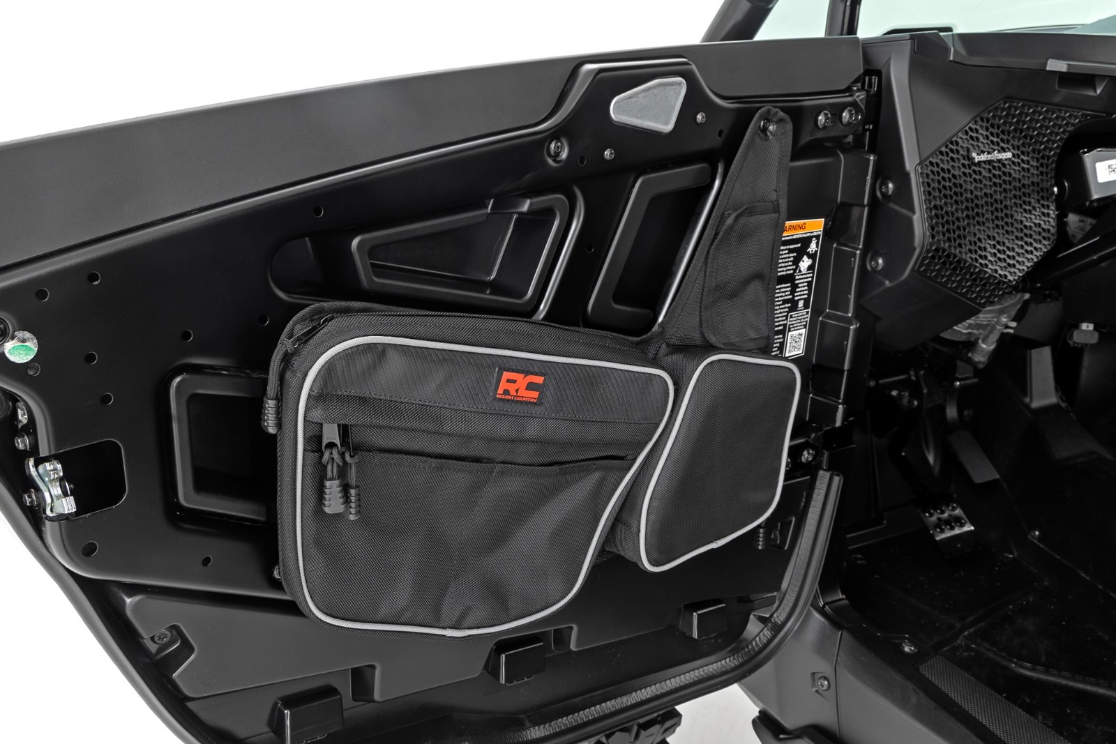Rough Country Front Door Storage Bags for Polaris RZR XP 1000/XP 4 1000 - 93165