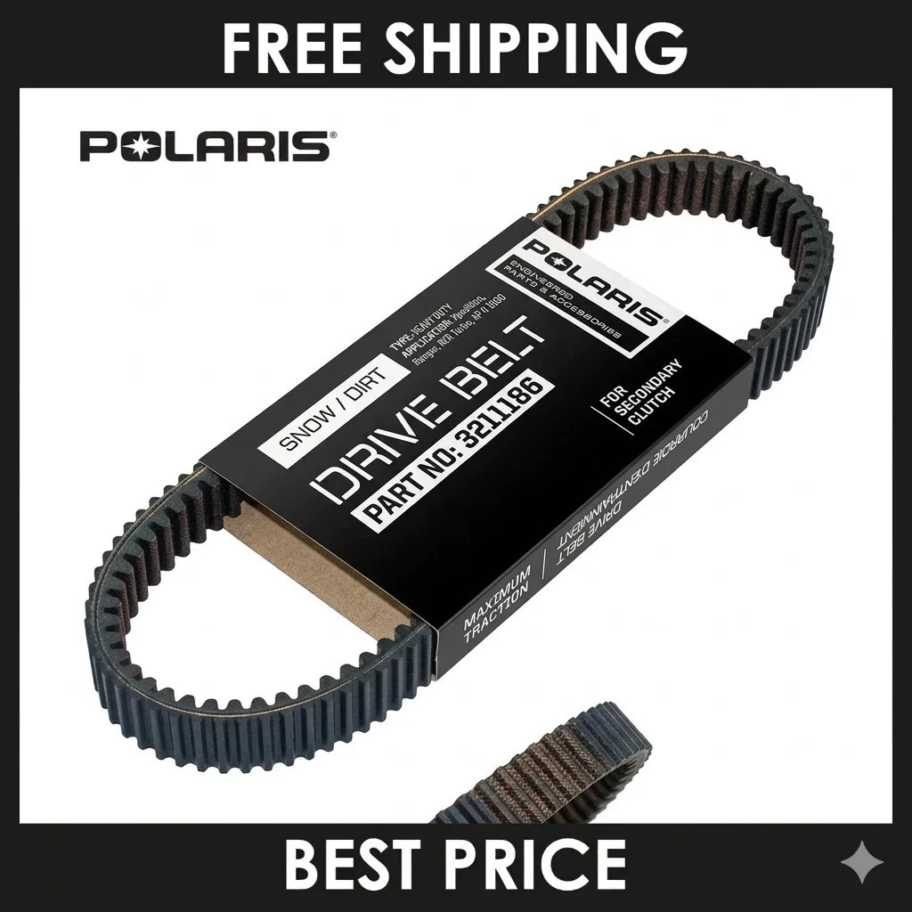 Polaris OEM 3211186 Drive Belt – Heavy‑Duty RZR XP 1000 / Ranger 1000 Snow/Dirt Polaris OEM 3211186 Drive Belt – Heavy‑Duty RZR XP 1000 / Ranger 1000 Snow/Dirt