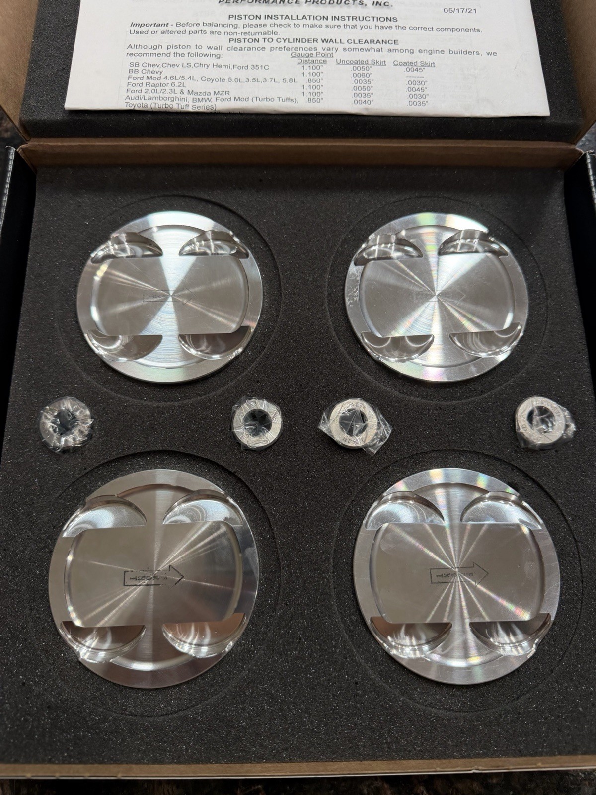 85.5mm Manley 4G63 Forged Pistons EVO/DSM NEW Set of 4 85.5mm Manley 4G63 Forged Pistons EVO/DSM NEW Set of 4