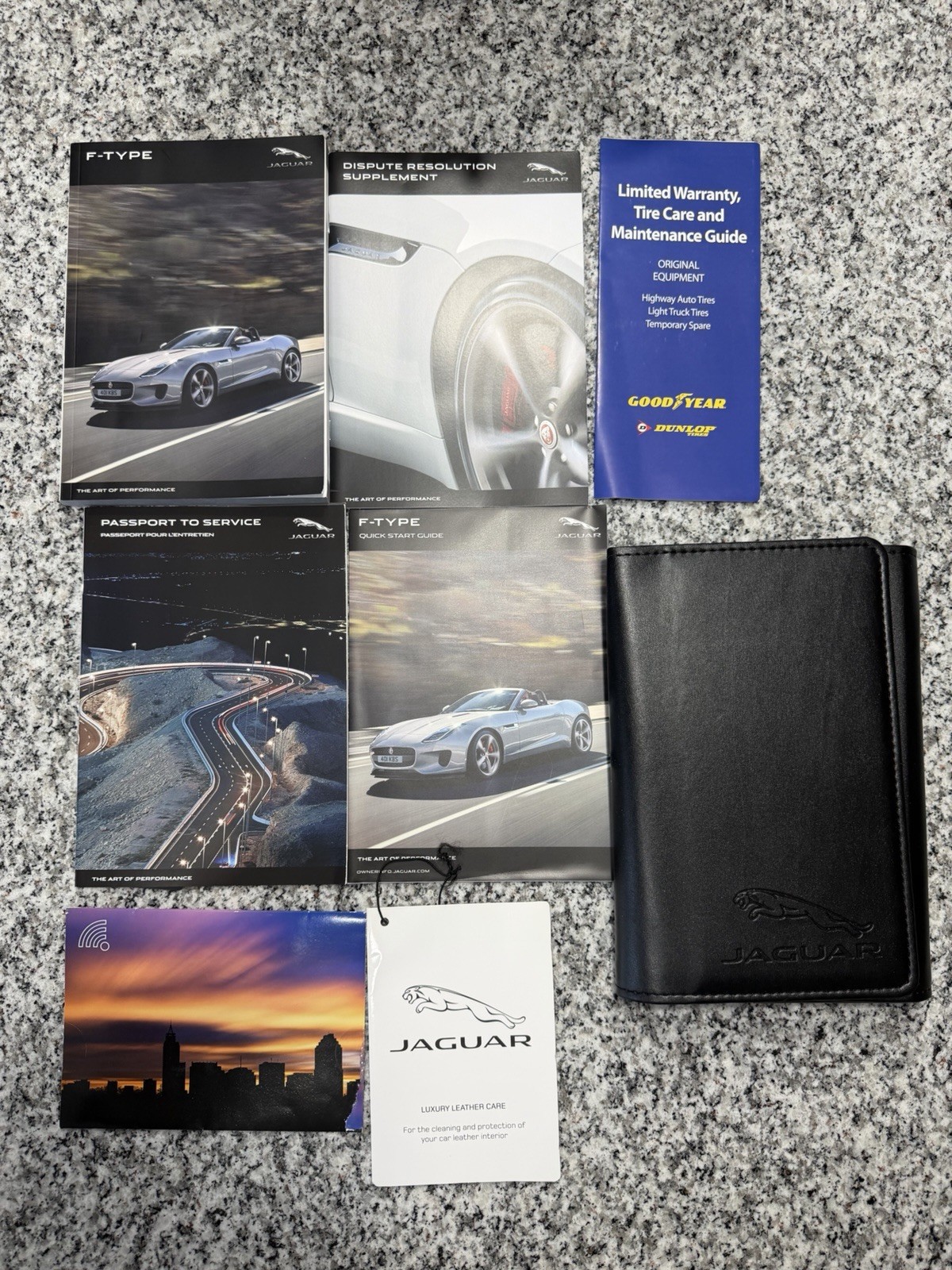2020 Jaguar F-Type OEM Owners Manual Book Set Quick Start Guide w/ Case