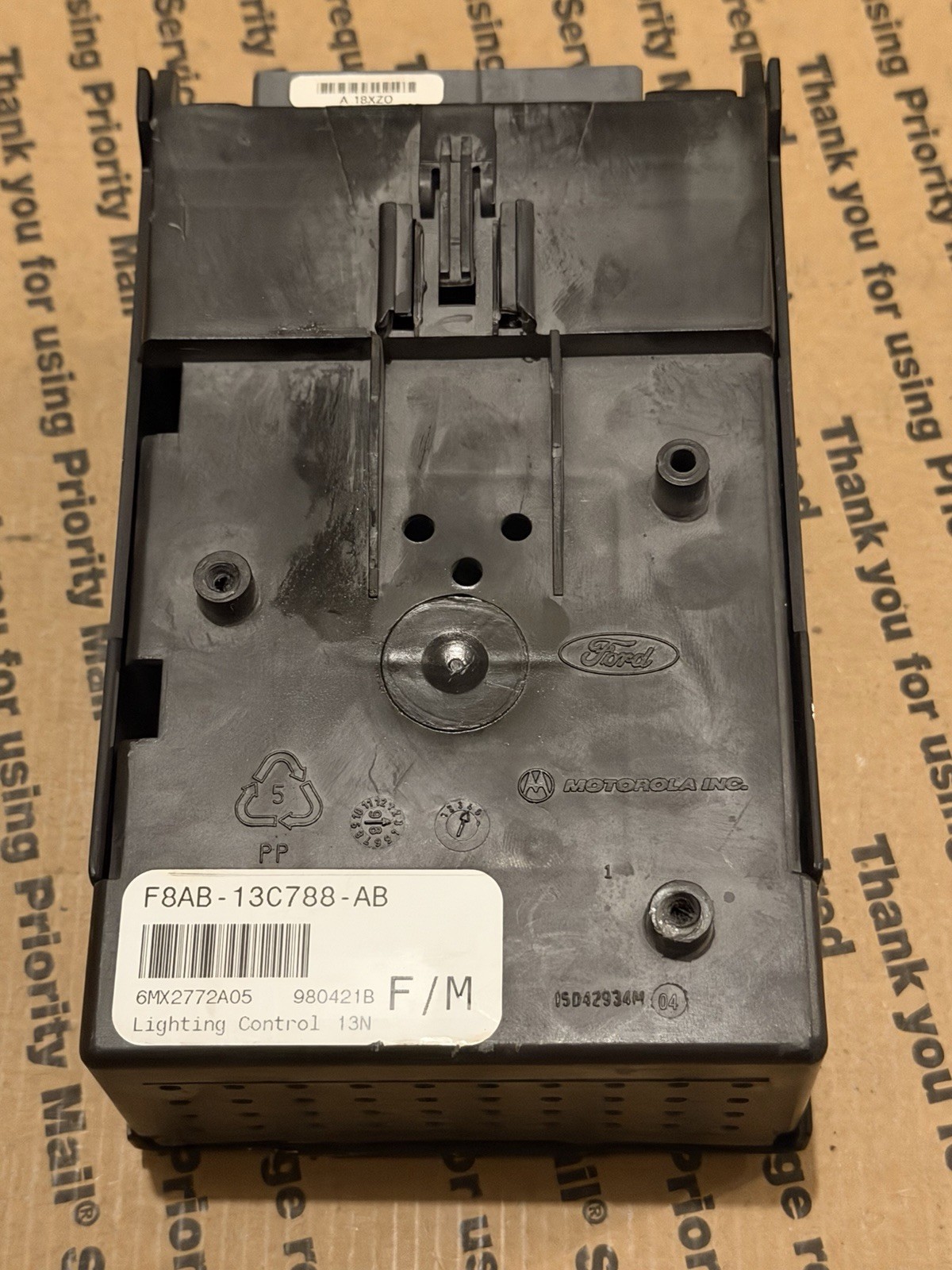 F8AB-13C788-AB  1998-1999 Mercury Grand Marquis  OEM Lighting Control Module