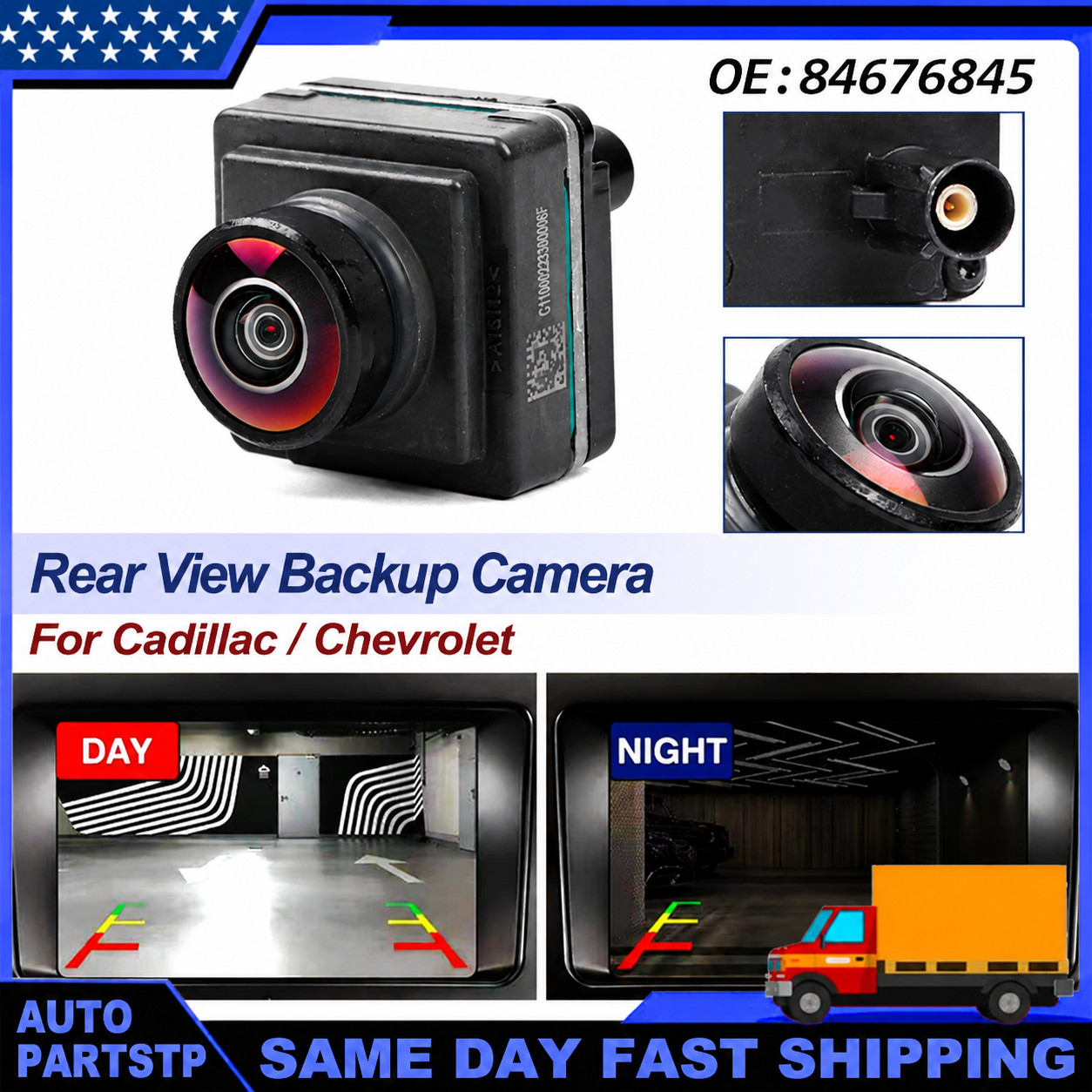 Rear Backup Reverse Camera 84676845 Fits Chevy GMC Cadillac Buick 2019-2025