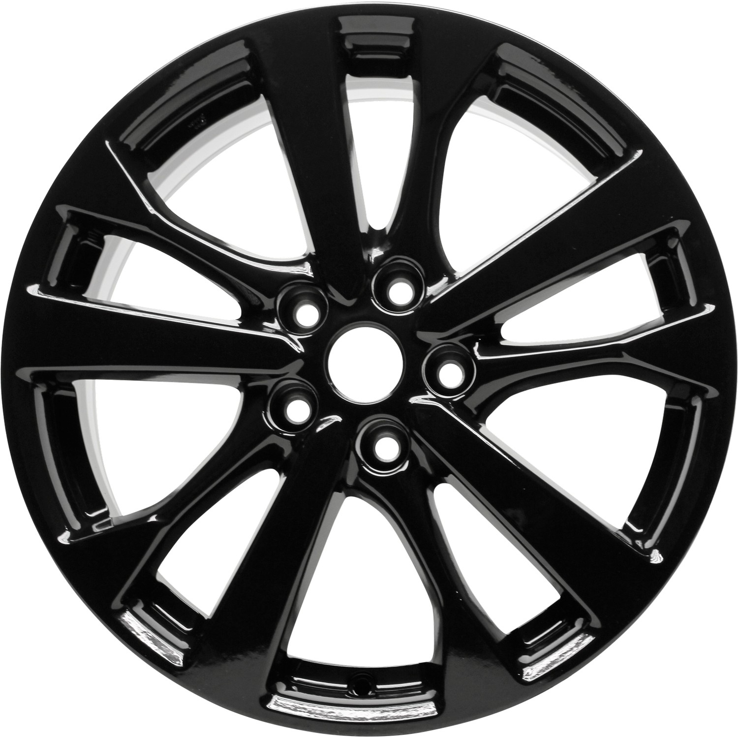 Refurbished 18x7.5 Painted Gloss Black Wheel fits 2016-2018 Nissan Altima Refurbished 18x7.5 Painted Gloss Black Wheel fits 2016-2018 Nissan Altima