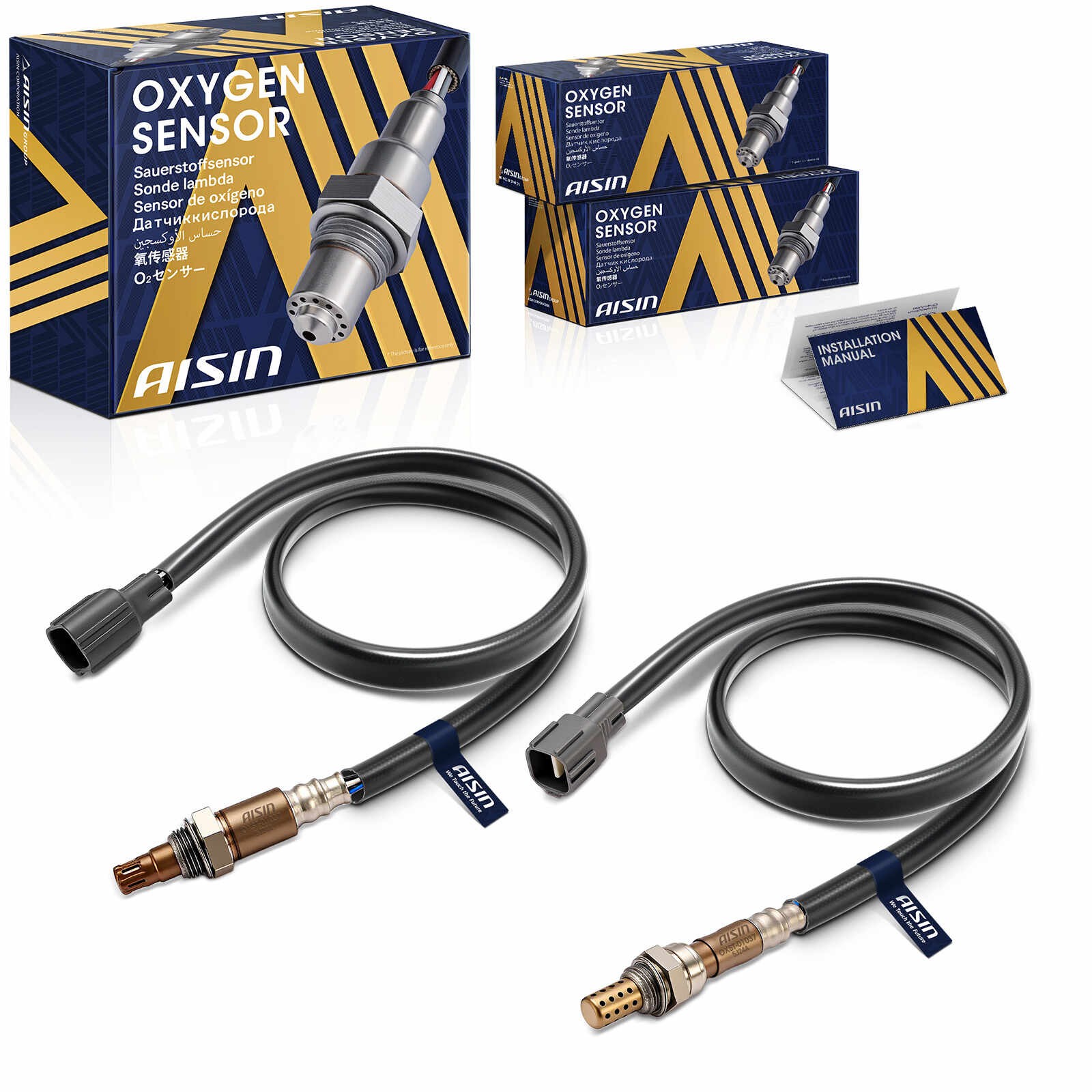 AISIN Qty(2) Upstream & Downstream Oxygen (O2) Sensor for Toyota Tacoma Venza AISIN Qty(2) Upstream & Downstream Oxygen (O2) Sensor for Toyota Tacoma Venza
