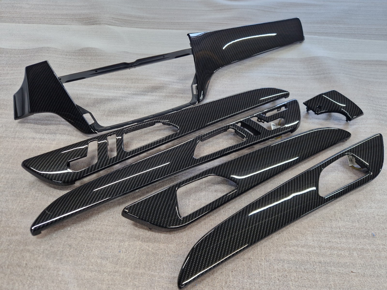 Mercedes - Benz GL ML GLE  Carbon interior trims LHD