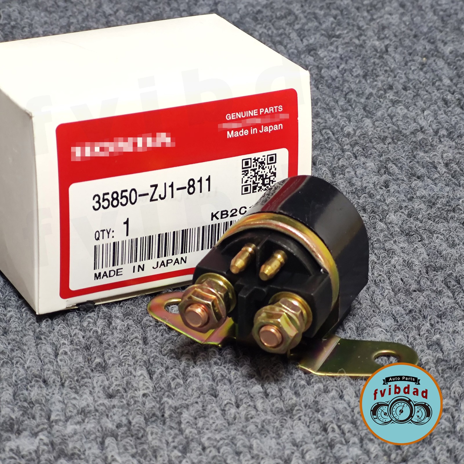 OEM For Honda 2002-08 VTX1800 Solenoid Starter Relay 35850-ZJ1-811 USA