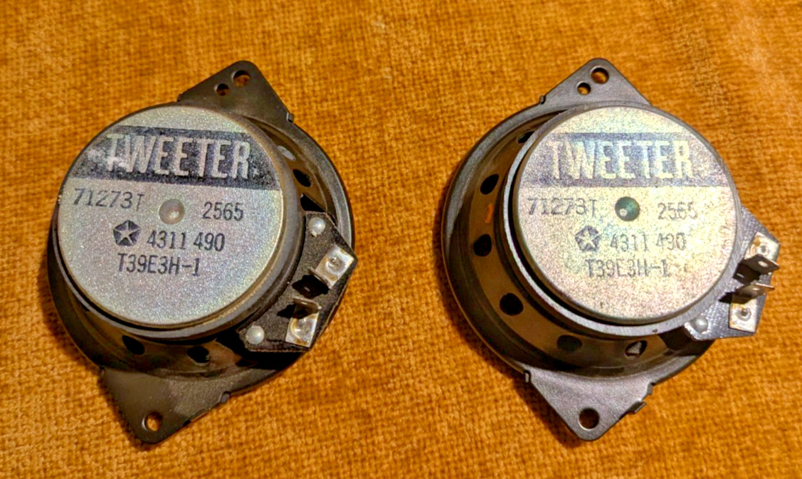 Lot of 2 Chrysler Car Audio Tweeter 71273T - UNTESTED Lot of 2 Chrysler Car Audio Tweeter 71273T - UNTESTED