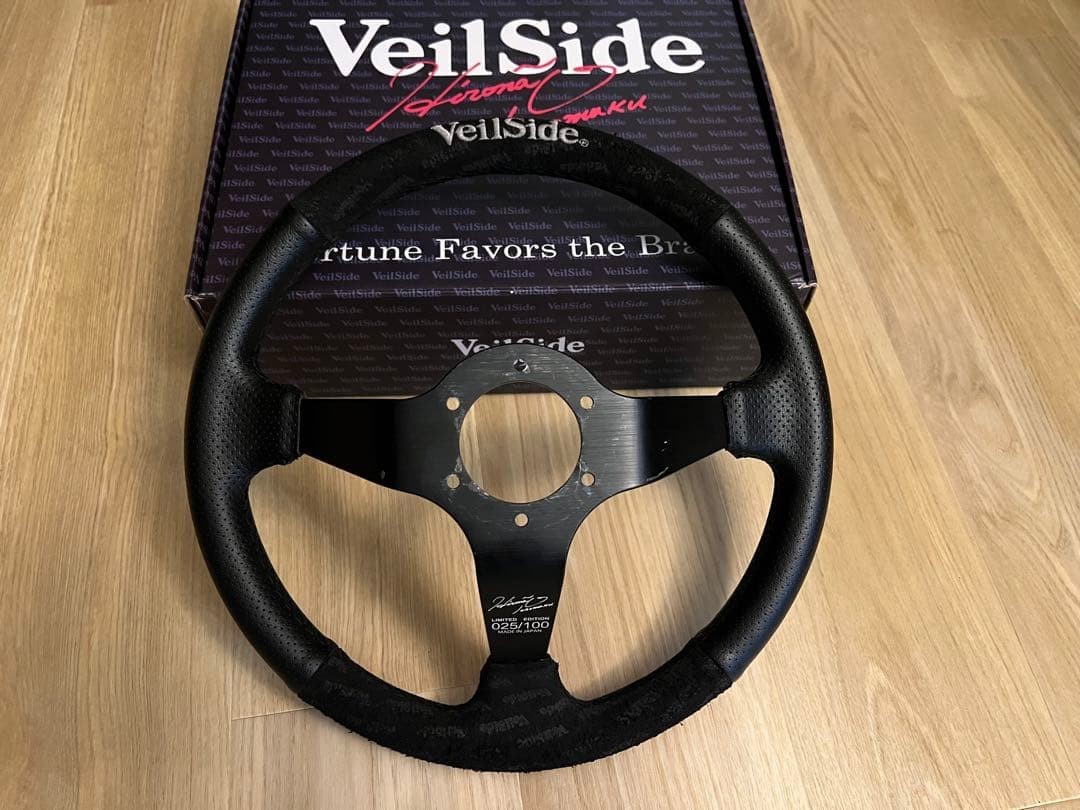 VeilSide Steering Wheel Limited 100pcs 025/100 Shift Knob 6MT