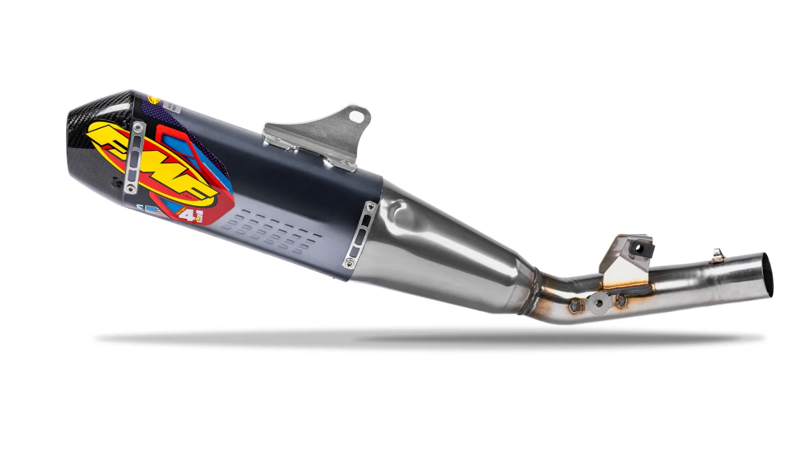 FMF Factory 4.1 RCT Stainless Slip-On Carbon End Muffler 2024-26 Kawasaki KX450X FMF Factory 4.1 RCT Stainless Slip-On Carbon End Muffler 2024-26 Kawasaki KX450X