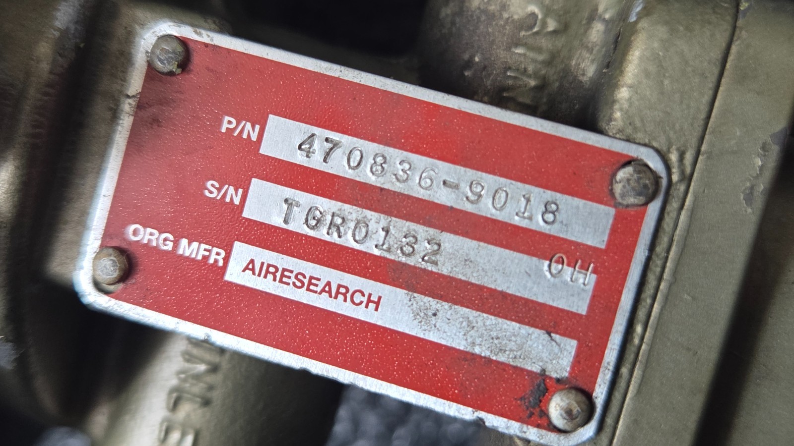 AiResearch Garrett Fuel Control Servo P/N 470836-9018 Overhauled Aircraft AiResearch Garrett Fuel Control Servo P/N 470836-9018 Overhauled Aircraft