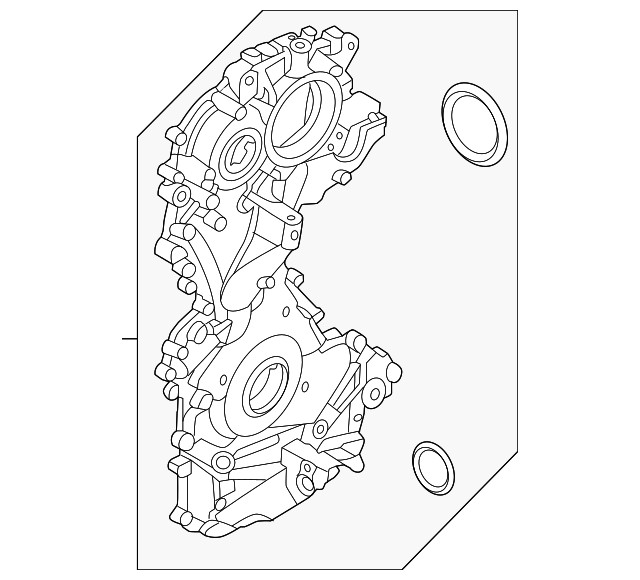 Genuine Nissan Timing Cover 13500-6RZ1A