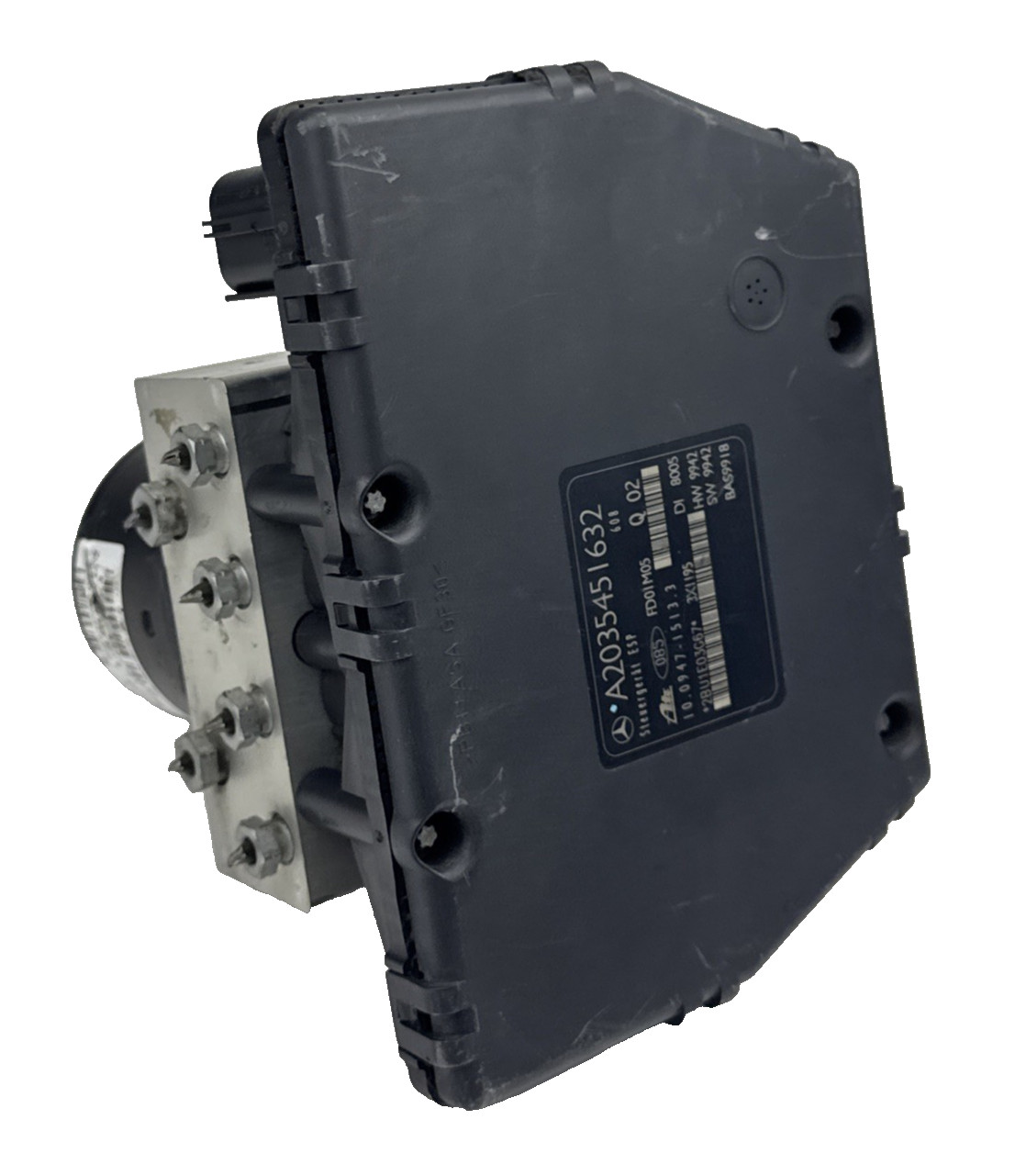 01-02 MERCEDES W203 C320 C CLASS ANTI LOCK ABS CONTROL MODULE 2035451632
