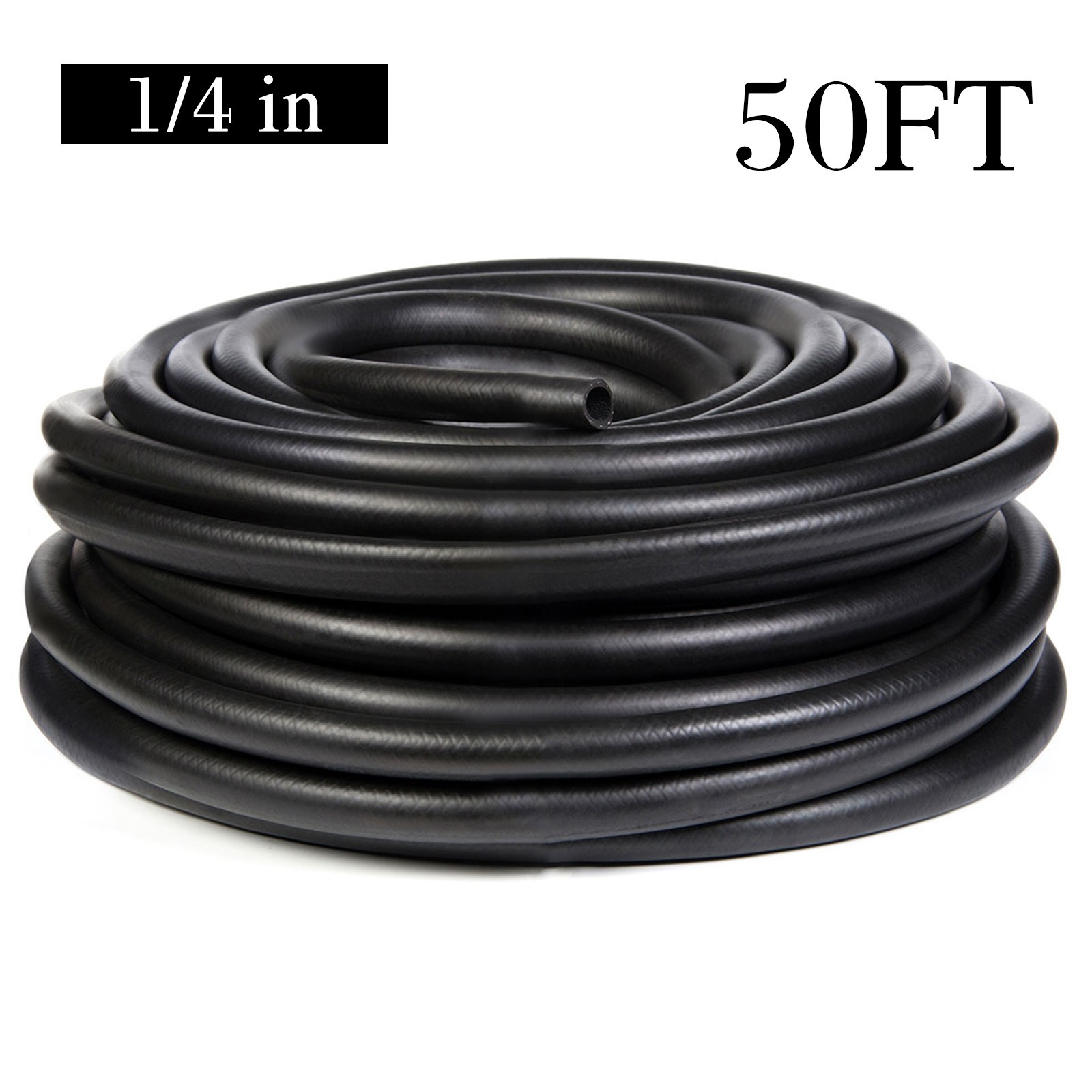 4-50FT Nitrile Rubber (NBR) EFI Fuel Injection Line Hose 1/4