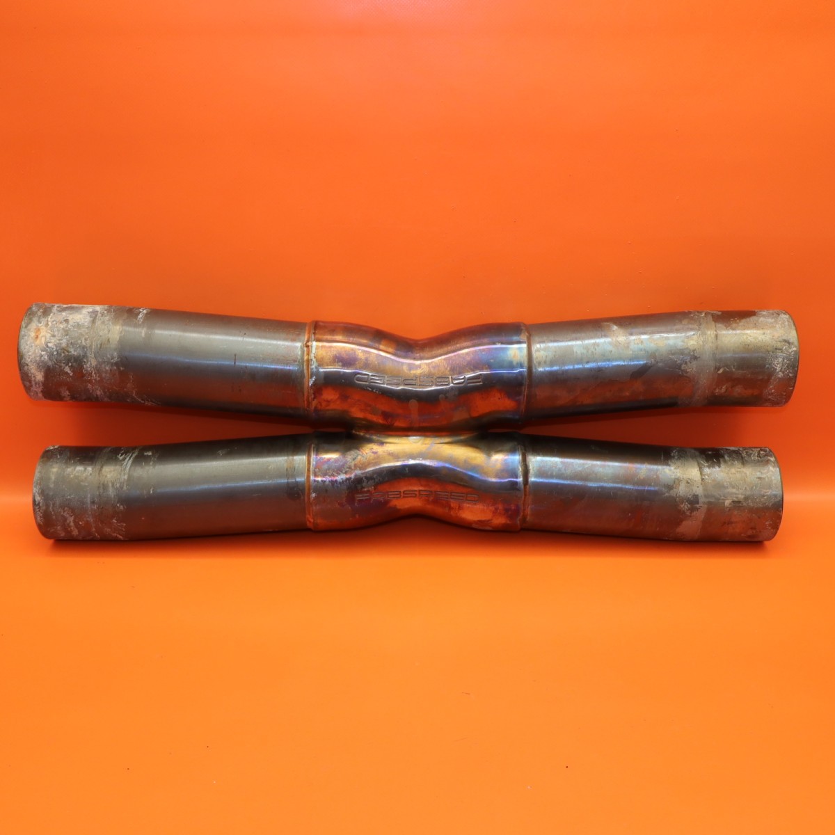 FERRARI 456 RESONATOR BYPASS EXHUAST MUFFLER 1998-2000 2001 2002 2003 FABSPEED