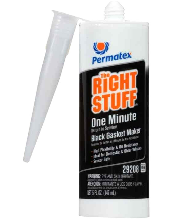 Permatex For The Right Stuff Gasket Maker -75F to 450F Resists Coolant Oil 29208