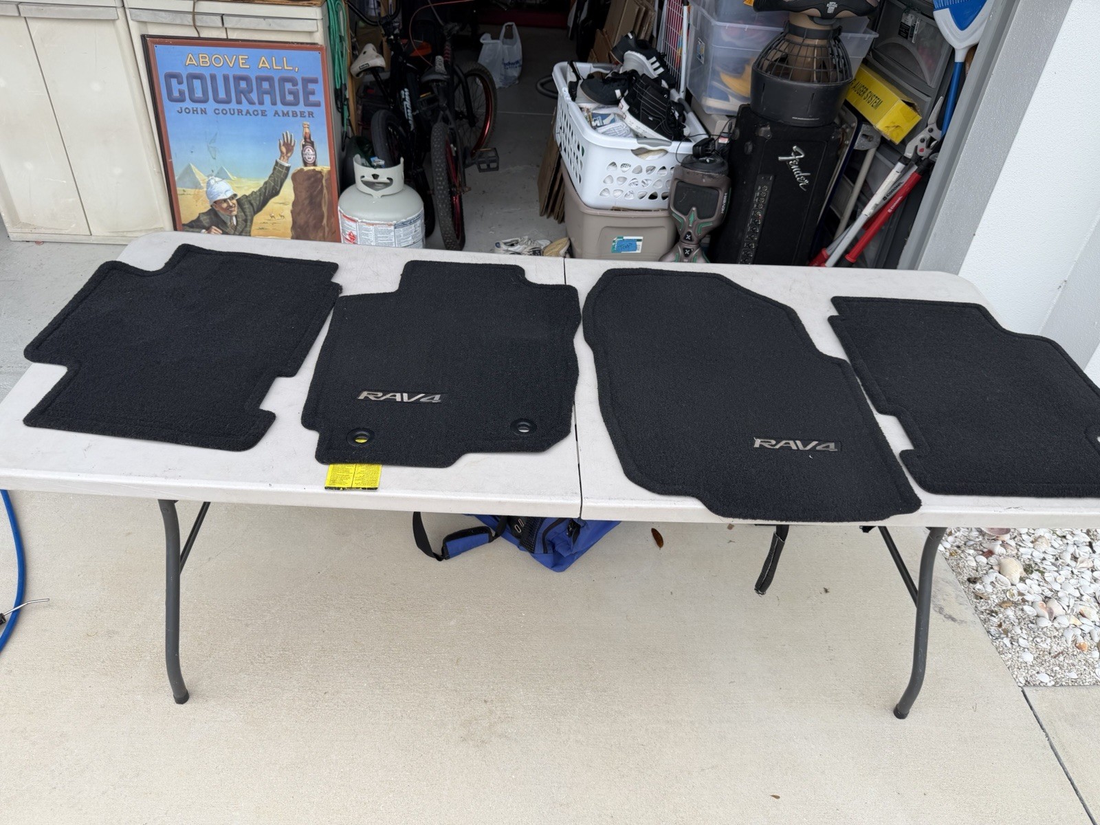 13-18 Genuine Toyota RAV4 Floor Mats Set OEM Carpet Liners Pads Covers Rugs 13-18 Genuine Toyota RAV4 Floor Mats Set OEM Carpet Liners Pads Covers Rugs